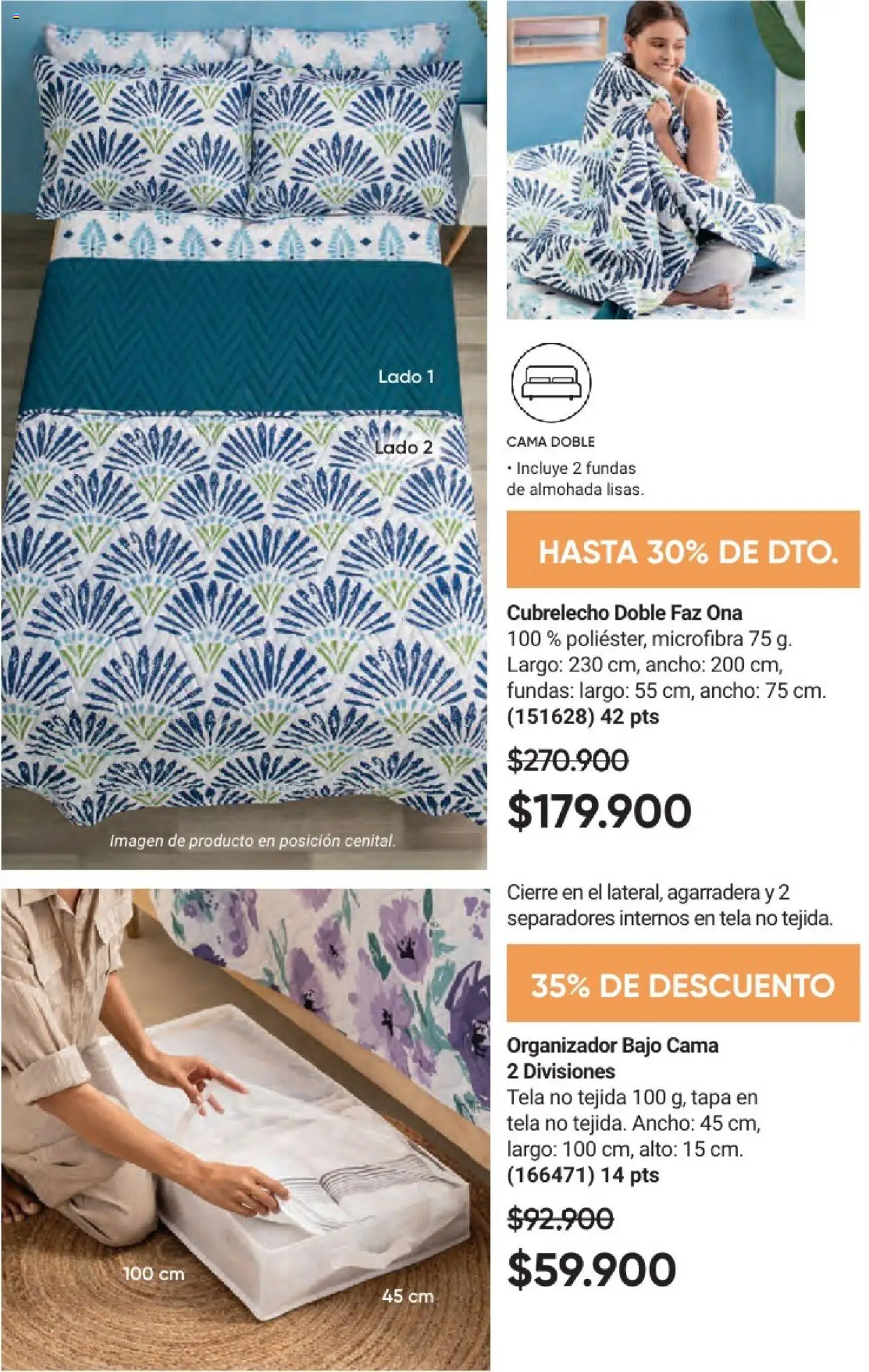 Avon revista - valida desde el 18.06.2025 | Página: 46 | Productos: Cama, Almohada, Organizador, Cubrelecho