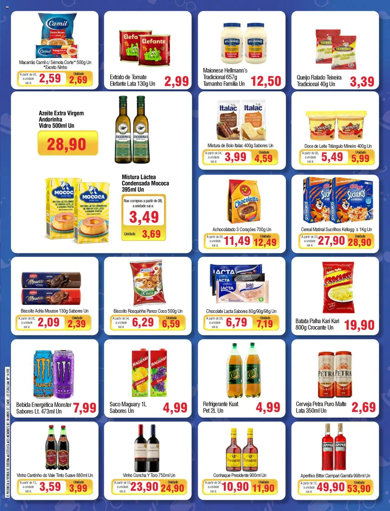 Spani Atacadista Folheto - válido de 12.08.2025 | Página: 3 | Produtos: Conhaque, Queijo, Batata palha, Monster
