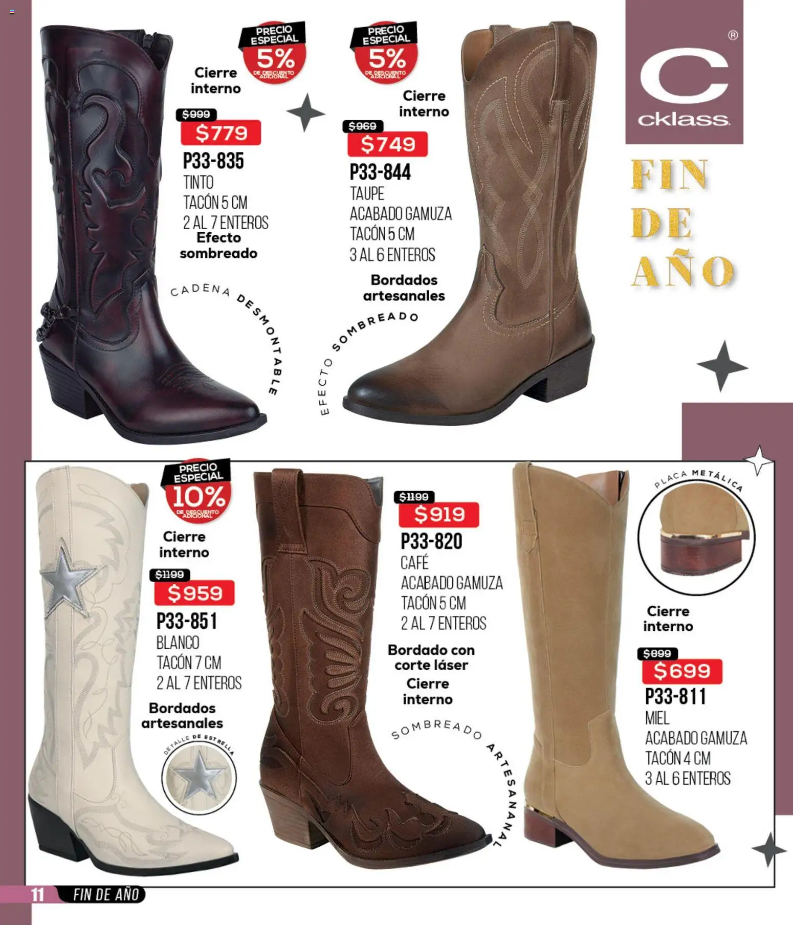 Nuevas ofertas de Cklass válidas en toda la República Mexicana desde el 02.01.2026. ¡Encuentra las mejores ofertas en Cklass catálogo Rebajas de Inicio de Año Ropa! | Página: 247 | Productos: Café, Gamuza