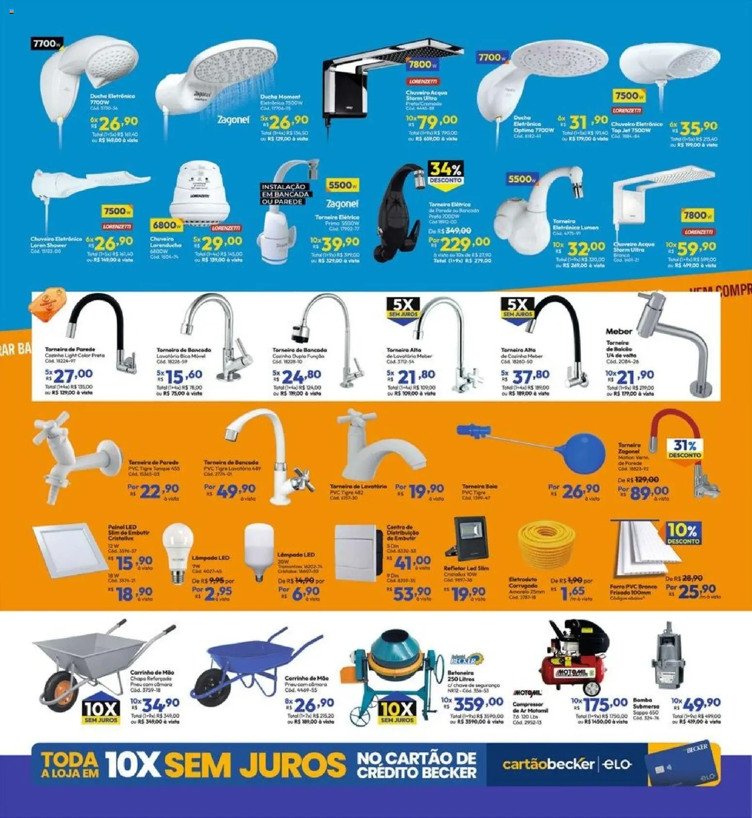 Lojas Becker Folheto - válido de 01.02.2026 | Página: 9 | Produtos: Lavatório, Carrinho, Torneira, Bala