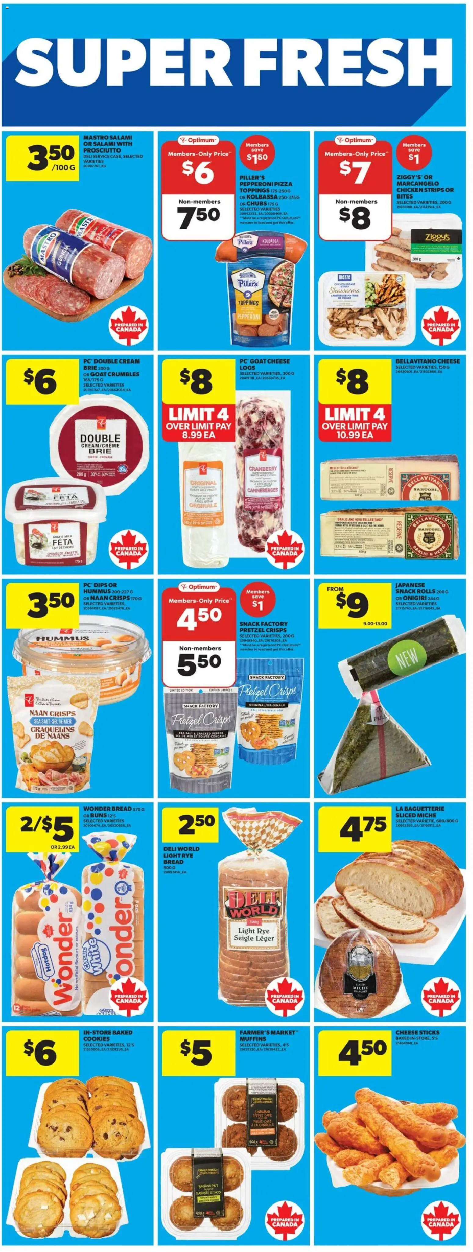 Real Canadian Superstore flyer valid from 16.04.2026 | Page: 18 | Products: Cream, Cheese, Coffee, Chicken