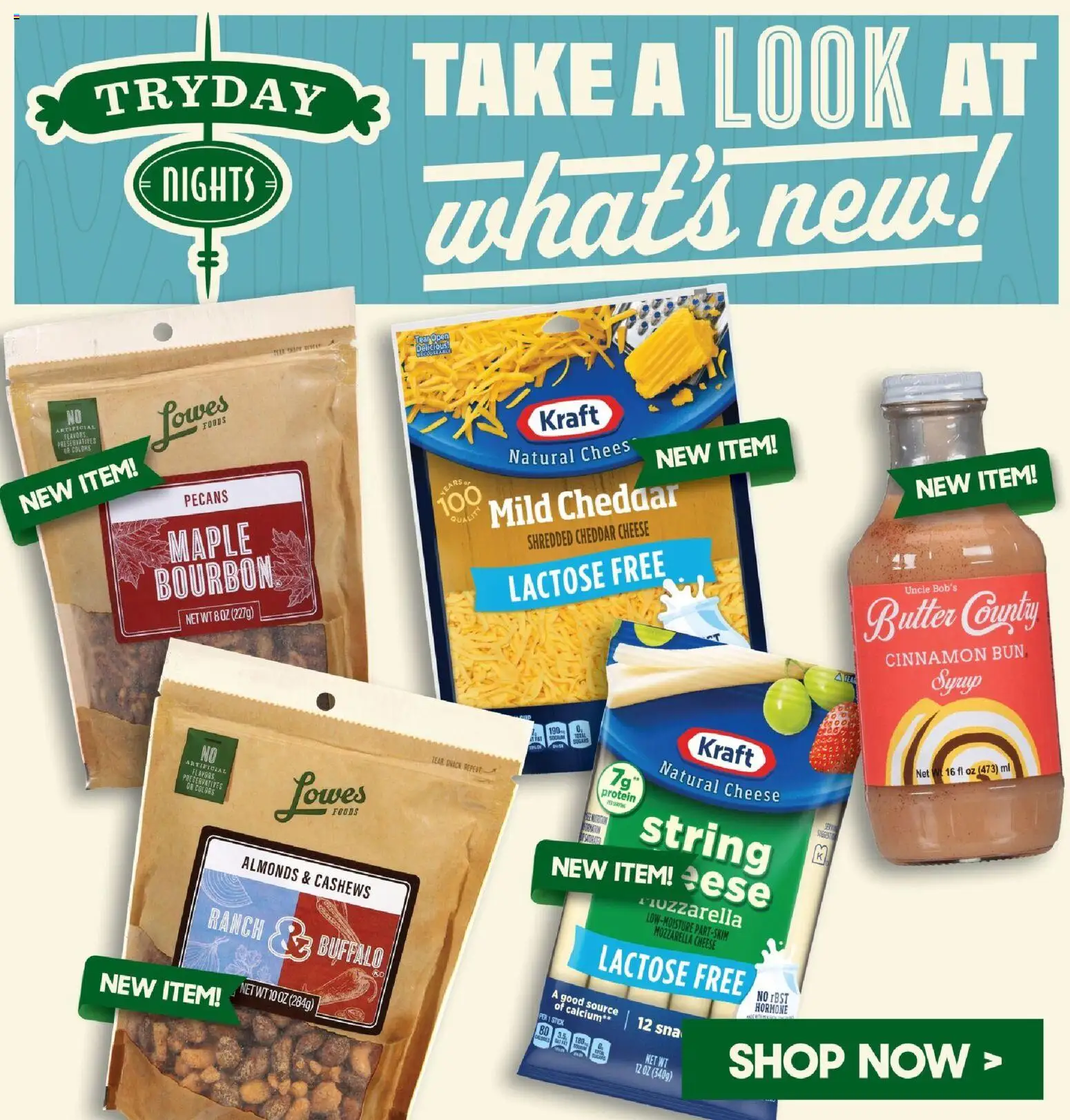 Lowes Foods Weekly Ad - GA - valid from 15.04.2026 | Page: 4 | Products: Butter, Cheese, Bourbon