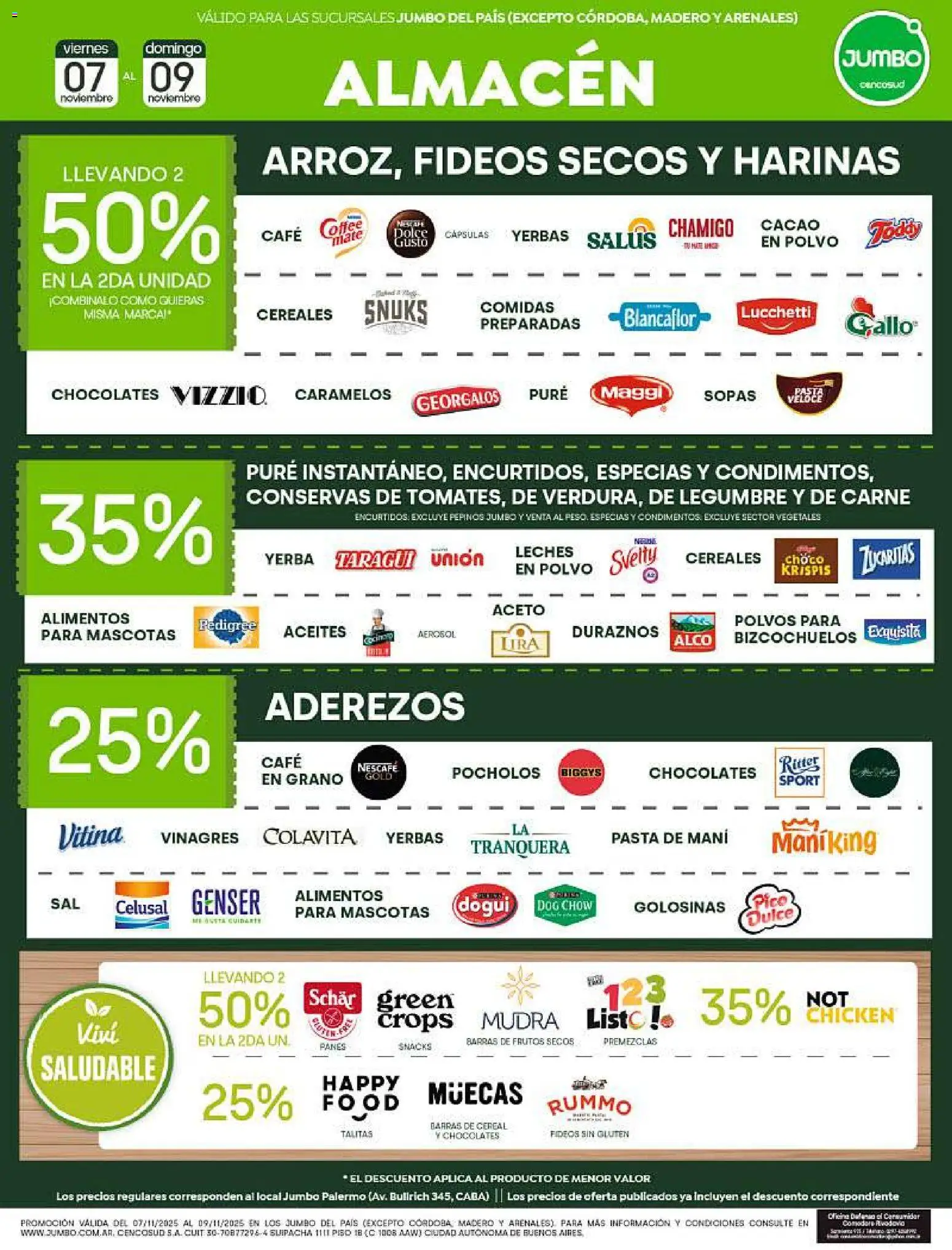 Jumbo ofertas │ válido desde el 07.11.2025 | Página: 3 | Productos: Pico, Mani, Cacao, Cereales