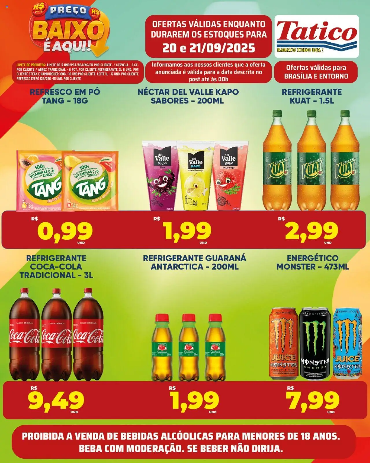 Tatico Folheto - válido de 20.09.2025 | Página: 10 | Produtos: Maracujá, Refresco, Leite, Suco