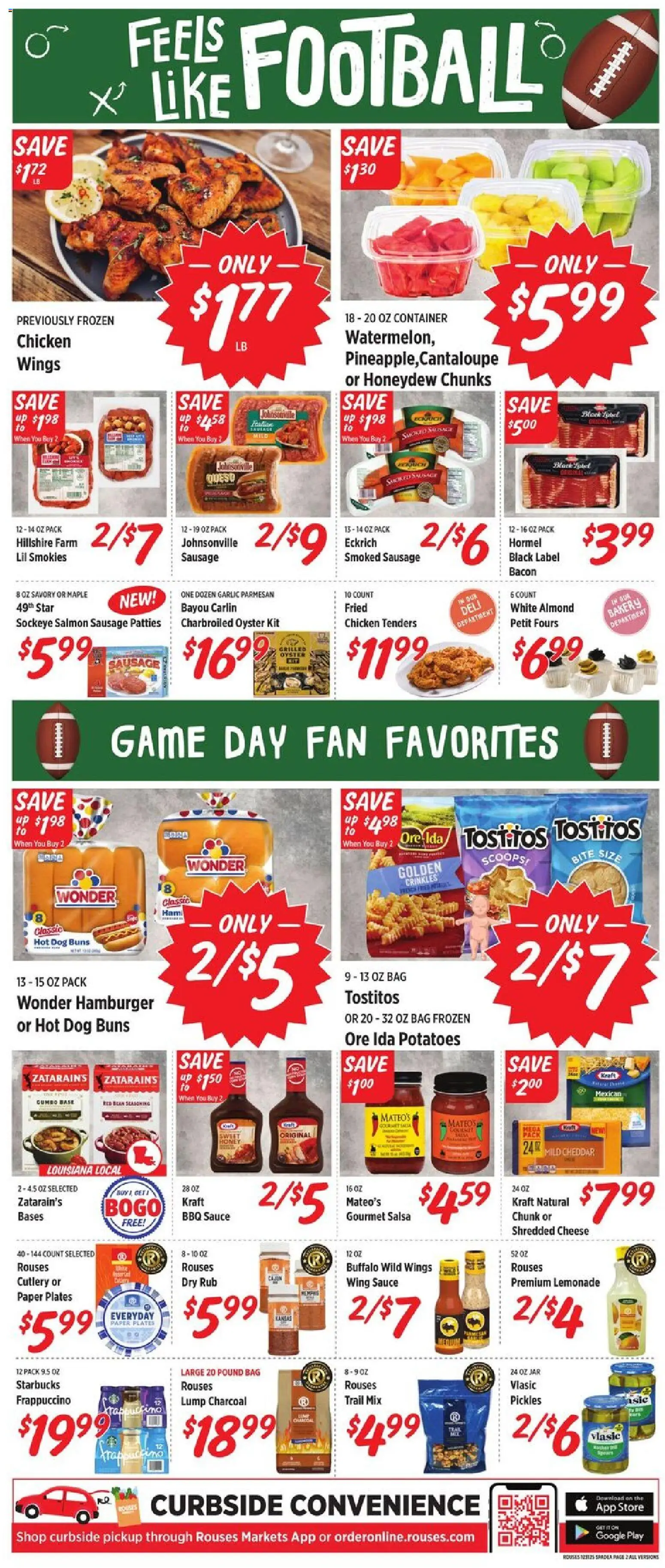 Rouses Weekly Ad - LA - valid from 31.12.2025 | Page: 5 | Products: Cheese, Garlic, Game, Bag