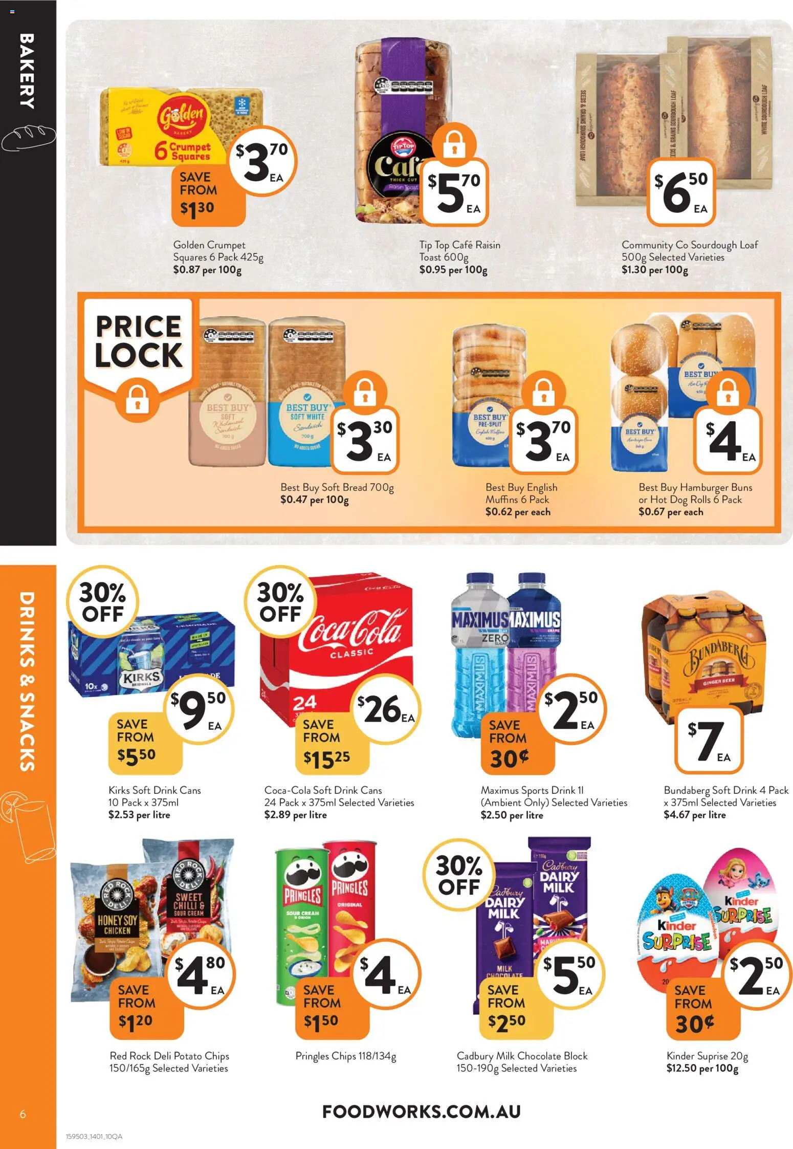 Foodworks catalogue - valid from 14.01.2026 | Page: 6 | Products: Dairy, Ginger, Honey, Sour cream