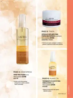 Nuevas ofertas de JAFRA válidas en toda la República Mexicana desde el 01.05.2025. ¡Encuentra las mejores ofertas en JAFRA Catálogo Organizador de Ventas! | Página: 67 | Productos: Aceite, Aceite para cabello