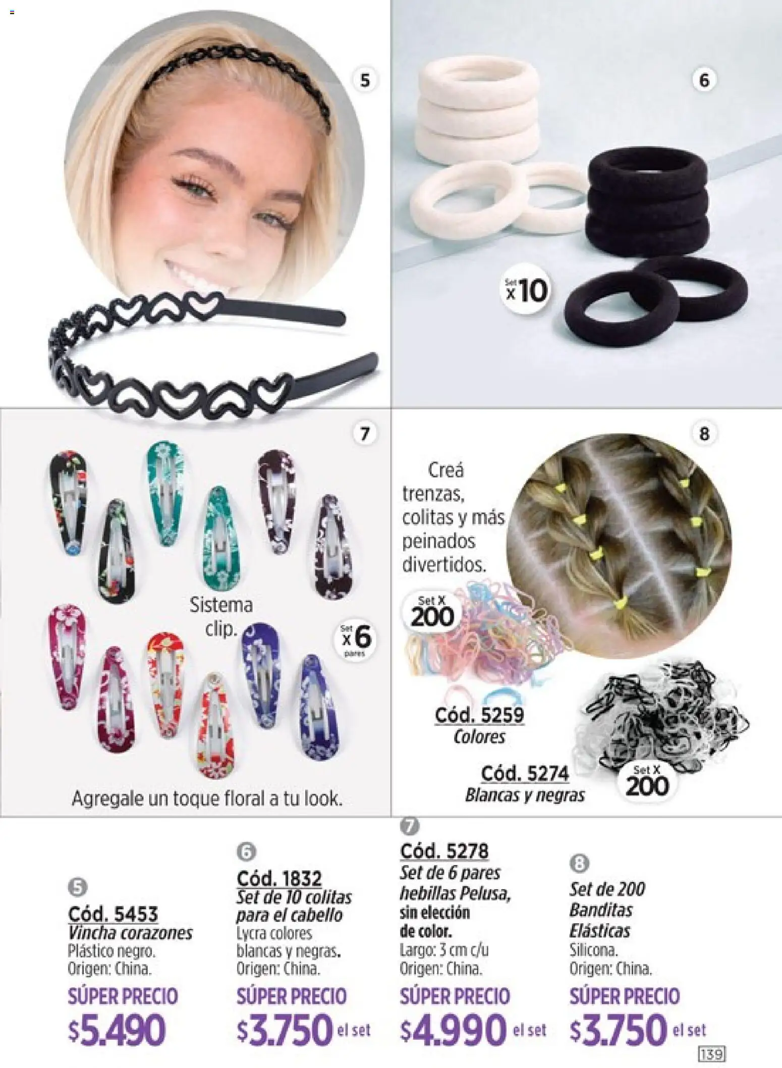 modil - Campaña 7 │ válido desde el 20.03.2026 | Página: 139 | Productos: Hebillas, Vincha