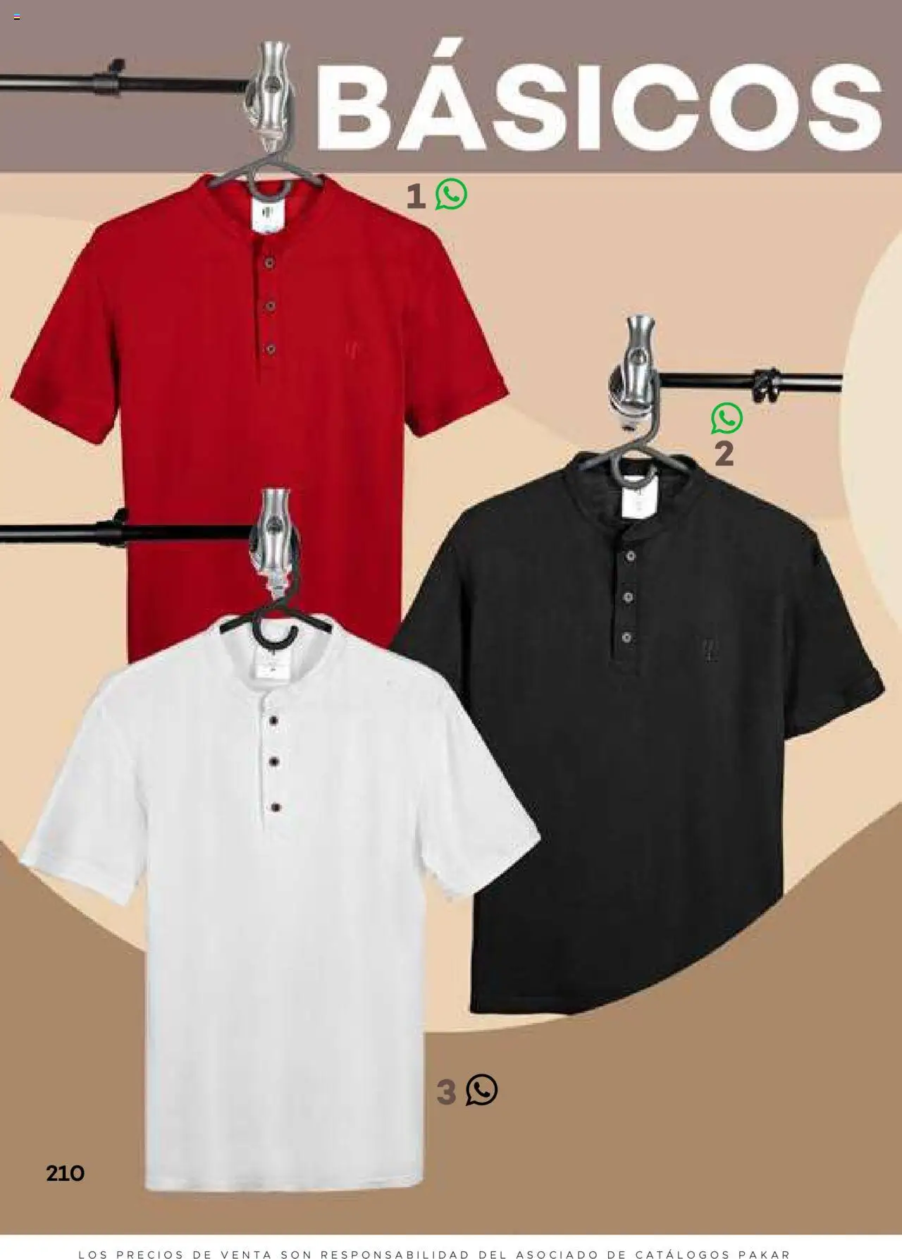 Nuevas ofertas de SC Pakar válidas en toda la República Mexicana desde el 31.01.2025. ¡Encuentra las mejores ofertas en SC Pakar catálogo Ropa! | Página: 210