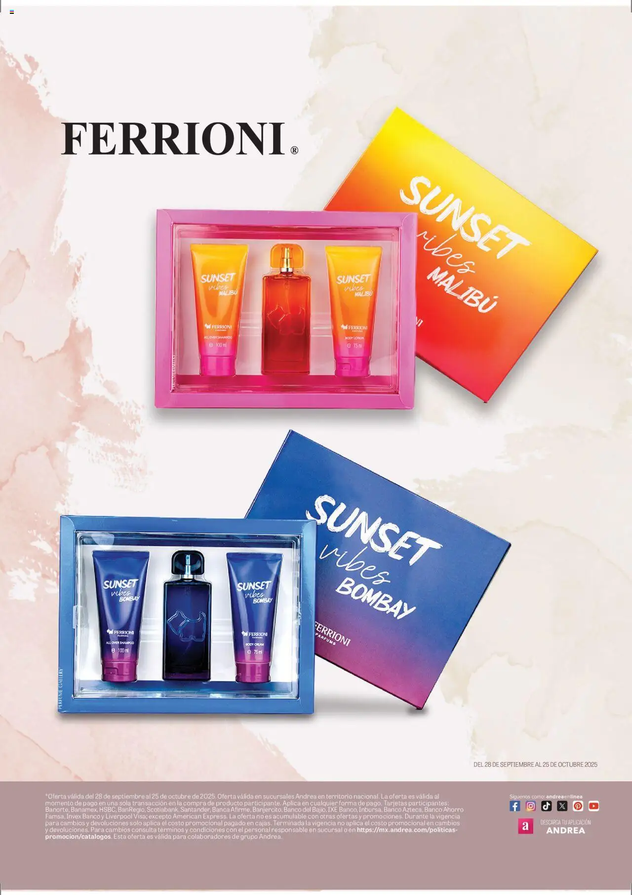 Nuevas ofertas de Andrea válidas en toda la República Mexicana desde el 28.09.2025. ¡Encuentra las mejores ofertas en Andrea - Catálogo Especial de Aromas ! | Página: 20 | Productos: Banco, Body, Perfume