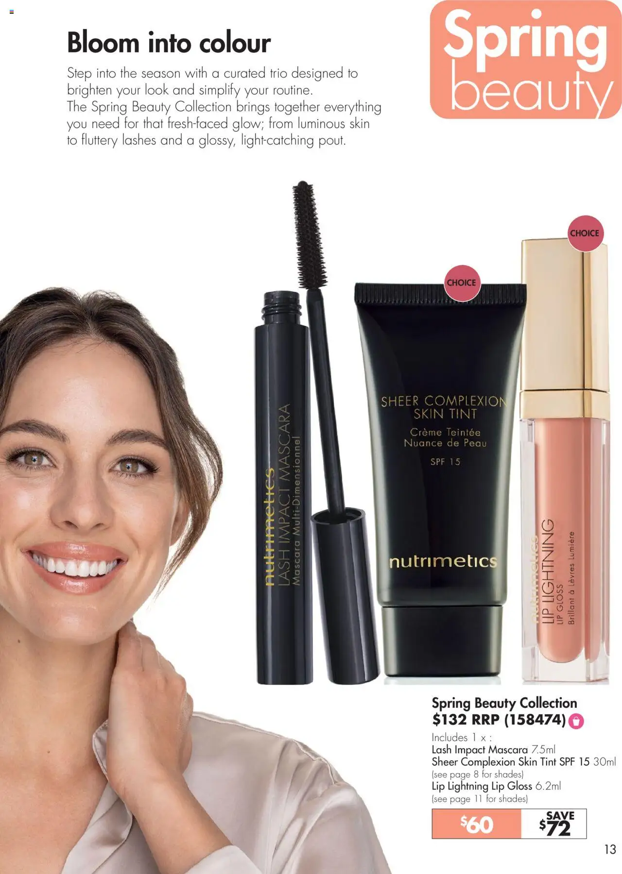 Nutrimetics catalogue - valid from 26.09.2025 | Page: 13 | Products: Mascara, Lip gloss