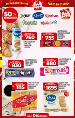 Supermercado DIA Ofertas │ válido desde el 10.09.2025 | Página: 11 | Productos: Galletitas, Leche, Chocolate