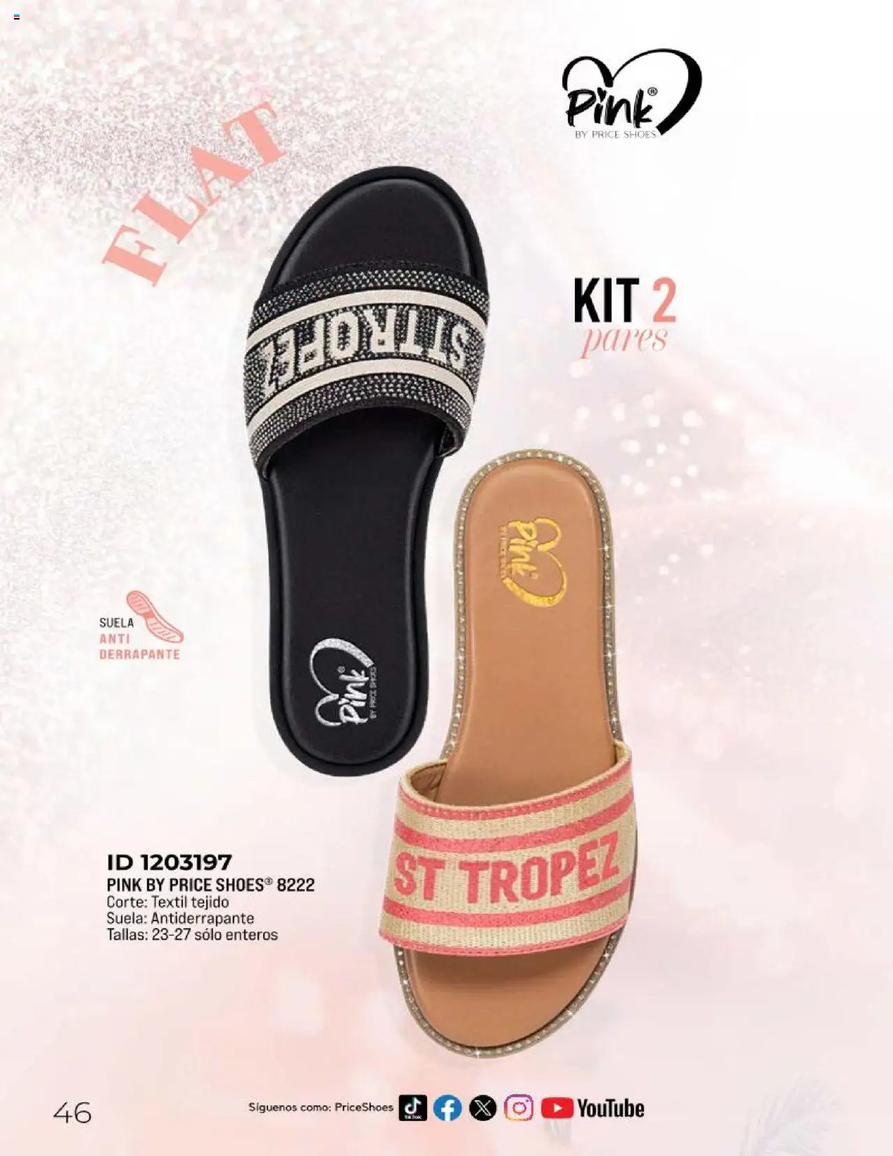 Nuevas ofertas de Price Shoes válidas en toda la República Mexicana desde el 11.03.2025. ¡Encuentra las mejores ofertas en Price Shoes catálogo Sandalias Kits 2025! | Página: 46