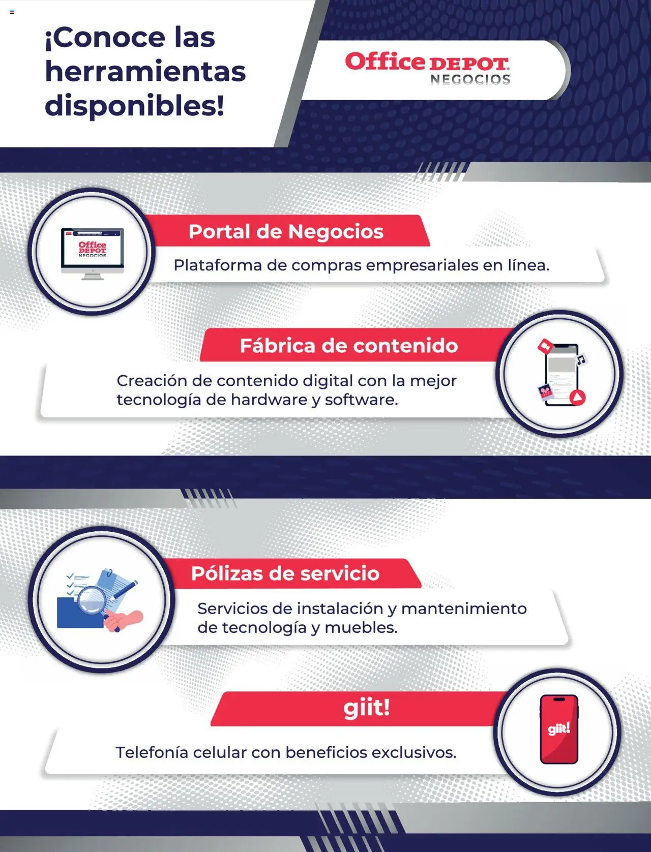 Nuevas ofertas de Office Depot válidas en toda la República Mexicana desde el 09.01.2025. ¡Encuentra las mejores ofertas en Office Depot catálogo 2025! | Página: 71