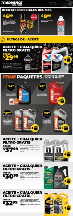 Preview of Advance Auto Parts weekly ads valid from 25.09.2025