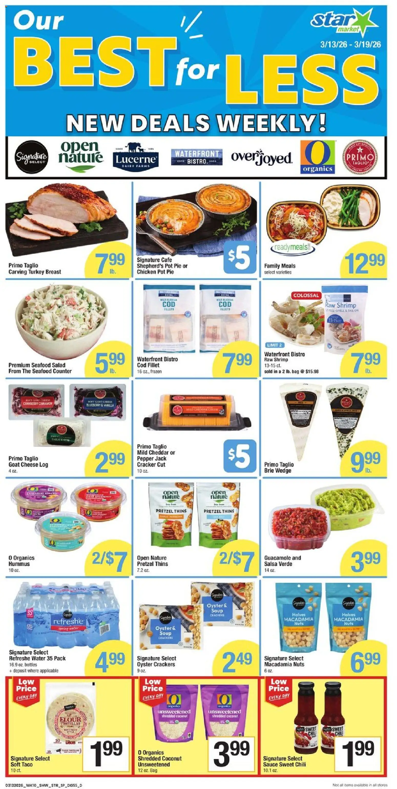 Star Market Weekly Ad - valid from 13.03.2026 | Page: 8 | Products: Nuts, Salad, Water, Pepper