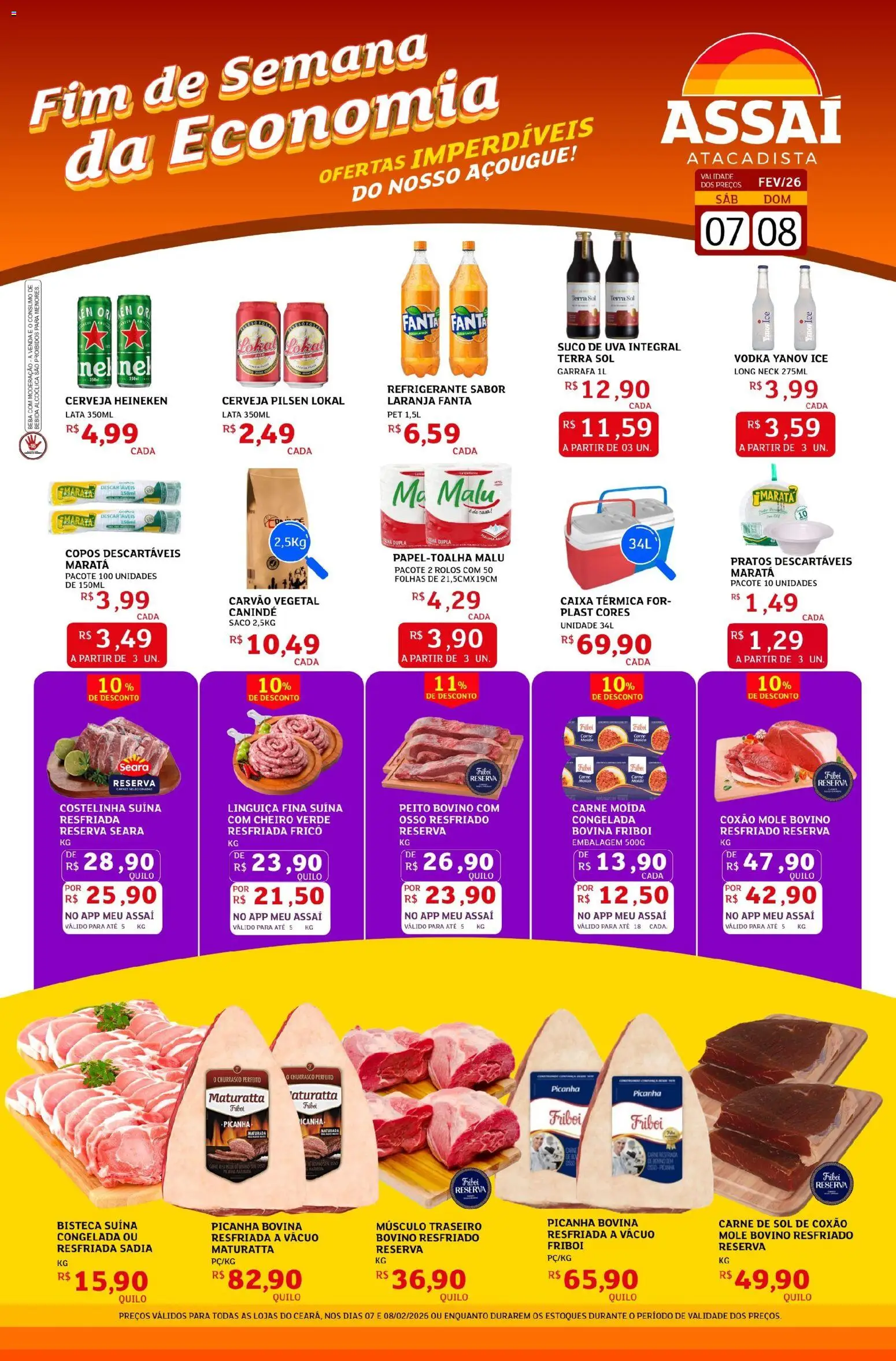 Assaí Atacadista Folheto - válido de 07.02.2026 | Página: 1