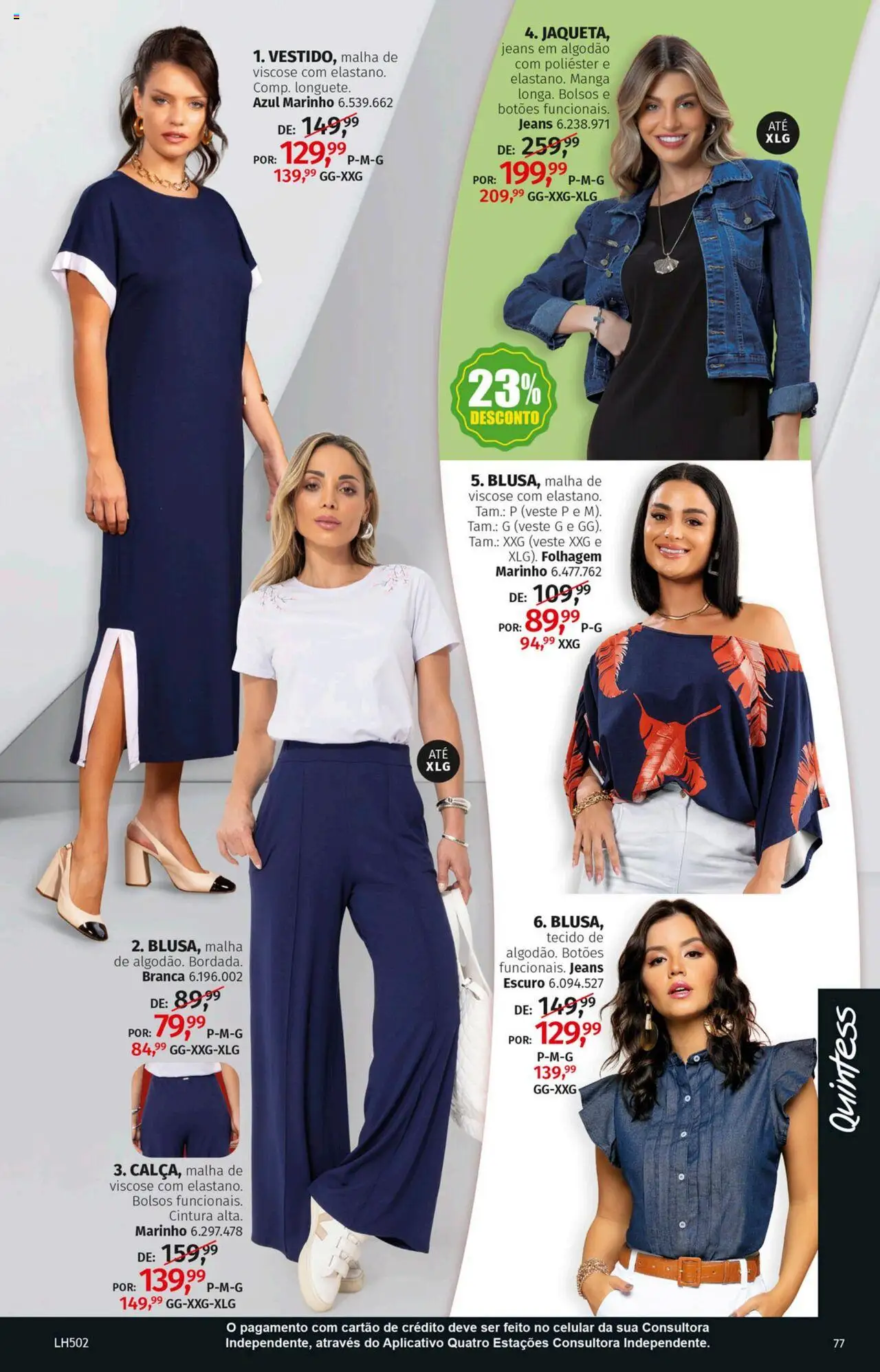 Quatro Estações Folheto - válido de 01.03.2025 | Página: 79 | Produtos: Celular, Tecido, Algodão, Jeans