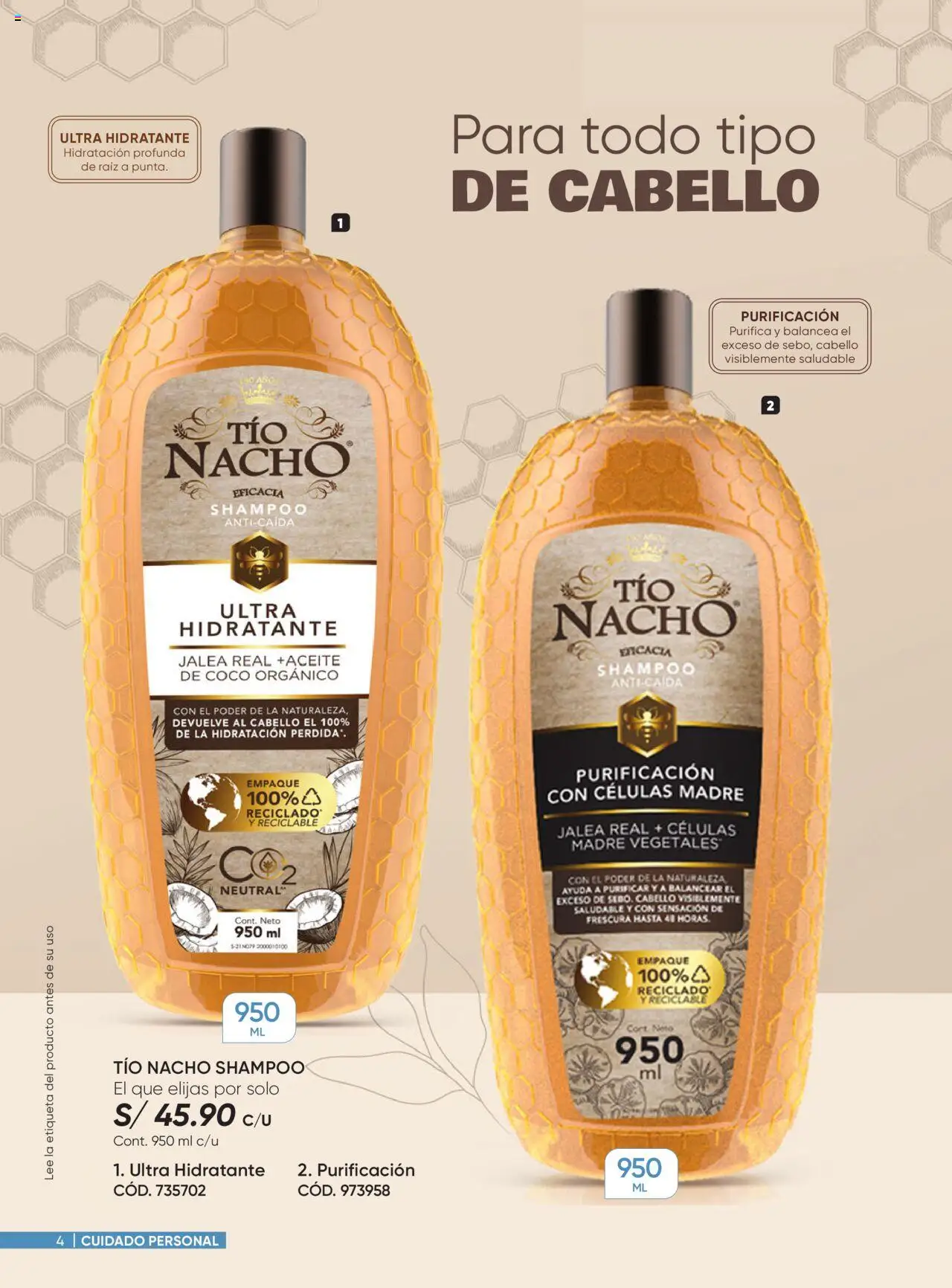 Catálogo Azzorti válido desde 18.08.2025 | Página: 4 | Productos: Shampoo, Empaque