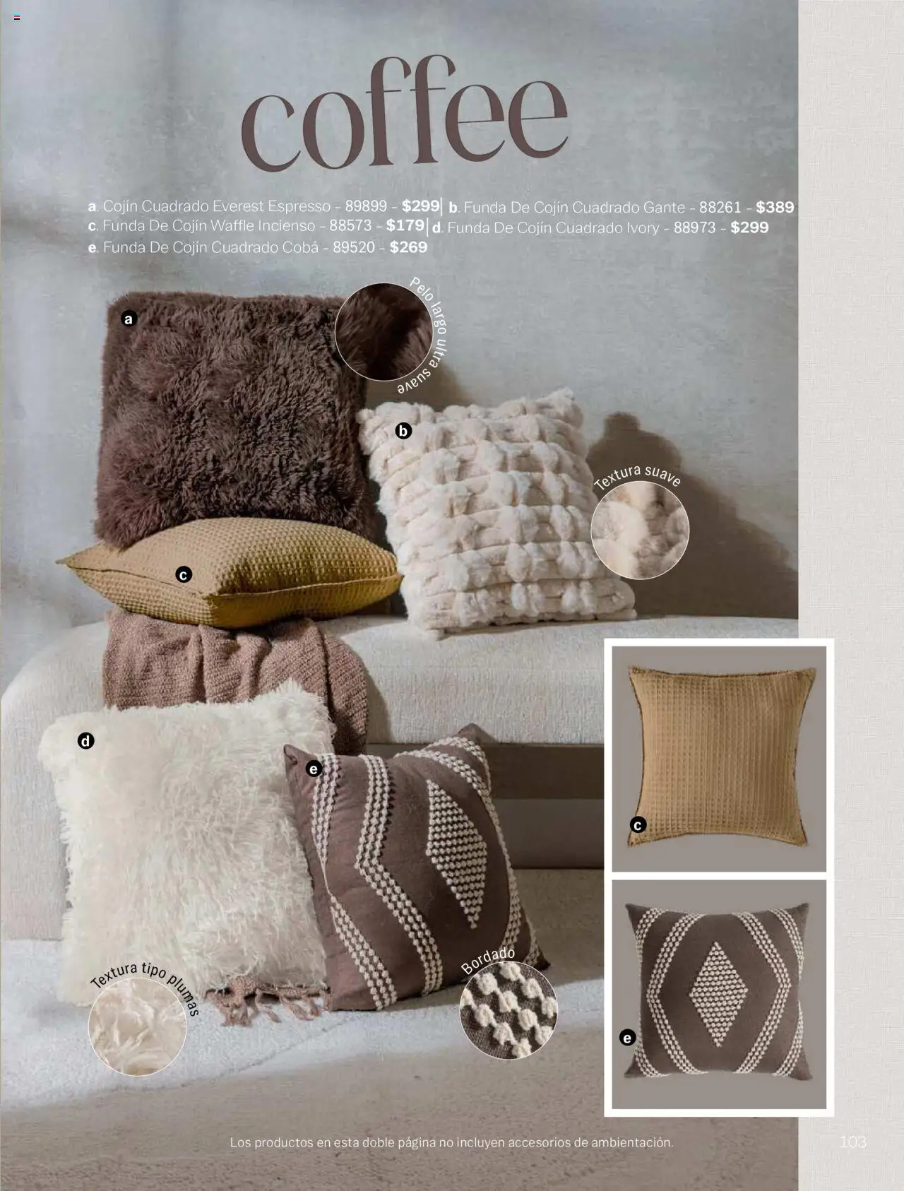 Nuevas ofertas de Vianney válidas en toda la República Mexicana desde el 15.08.2025. ¡Encuentra las mejores ofertas en Vianney - Catálogo Invierno! | Página: 105 | Productos: Funda