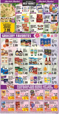 Preview of Market Basket weekly ads valid from 18.03.2026 | Page: 3 | Products: Dog Food, Pizza, Rice, Hot Dogs