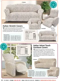 Preview of Innovations catalogue  - valid from 26.03.2026 | Page: 44 | Products: Armchair, Recliner, Phone, Washing machine