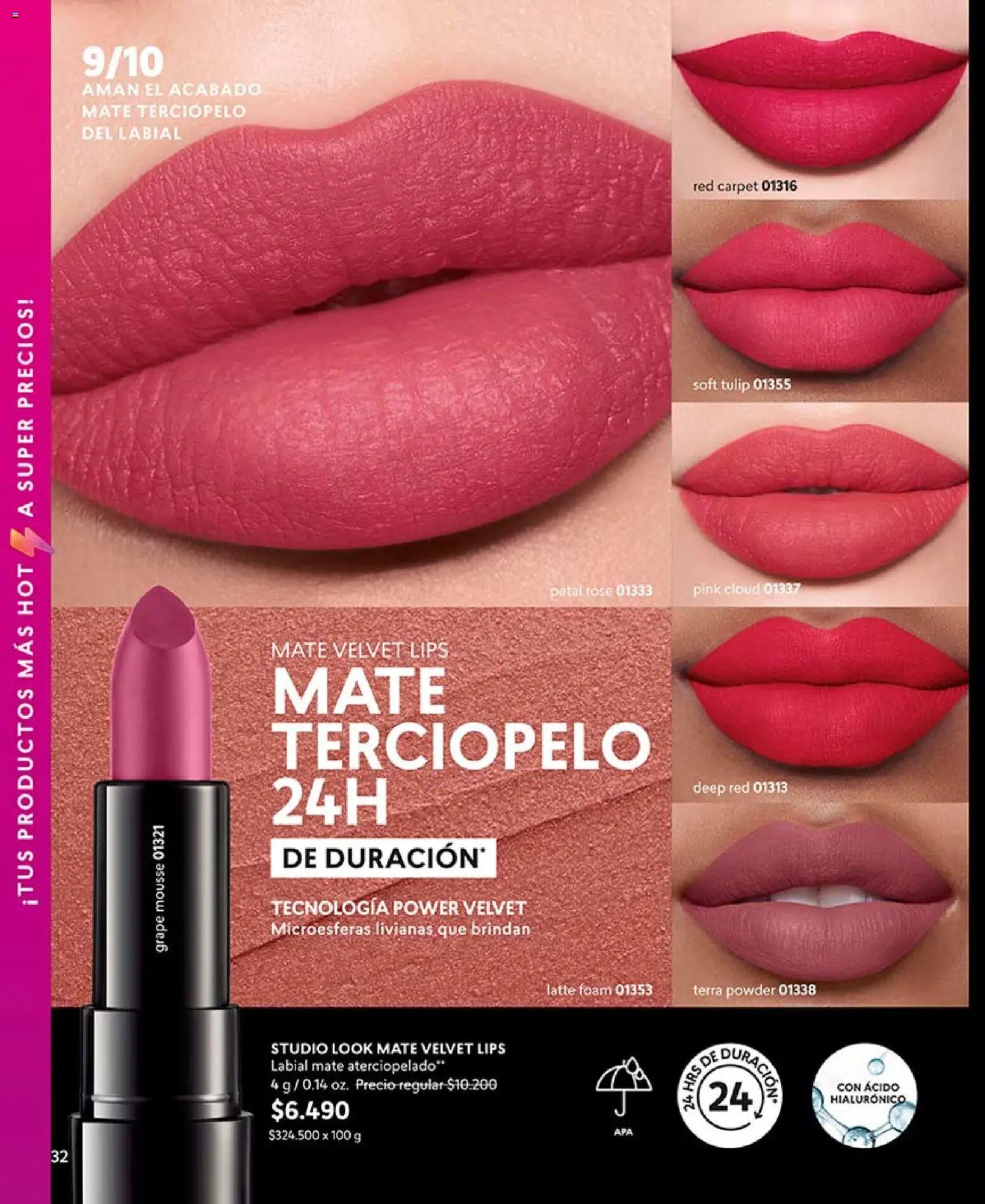 Catálogo CyZone Campaña 8 │ válido desde el 29.04.2026 | Página: 32 | Productos: Mousse, Mate, Labial