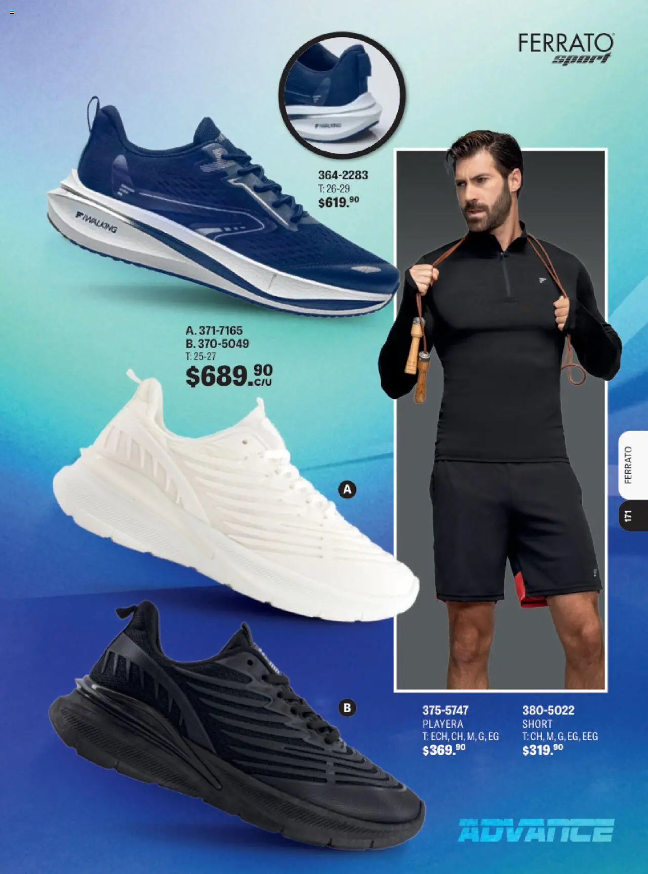 Nuevas ofertas de Andrea válidas en toda la República Mexicana desde el 13.08.2025. ¡Encuentra las mejores ofertas en Andrea - Catálogo Ferrato Sport! | Página: 30 | Productos: Playera, Short