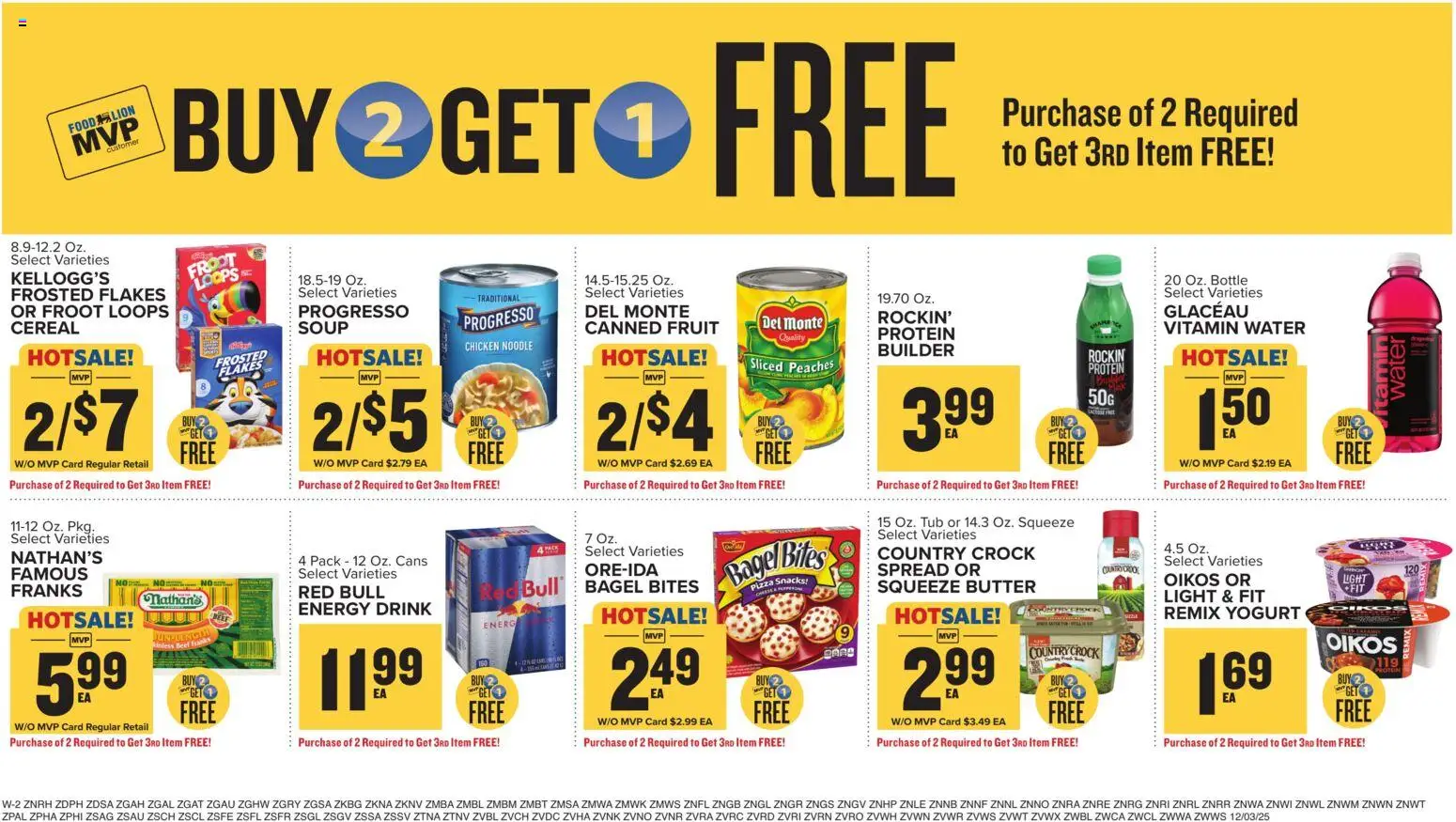 Food Lion Weekly Ad - valid from 03.12.2025 | Page: 10 | Products: Vitamin, Peaches, Yogurt, Water