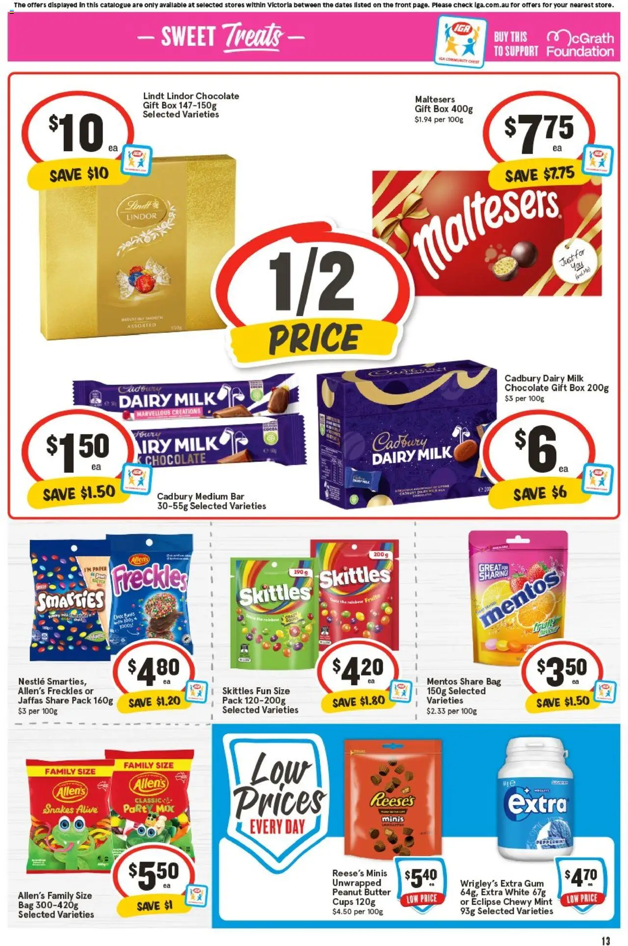 IGA catalogue - valid from 24.09.2025 | Page: 16 | Products: Milk, Dairy, Foundation, Bag
