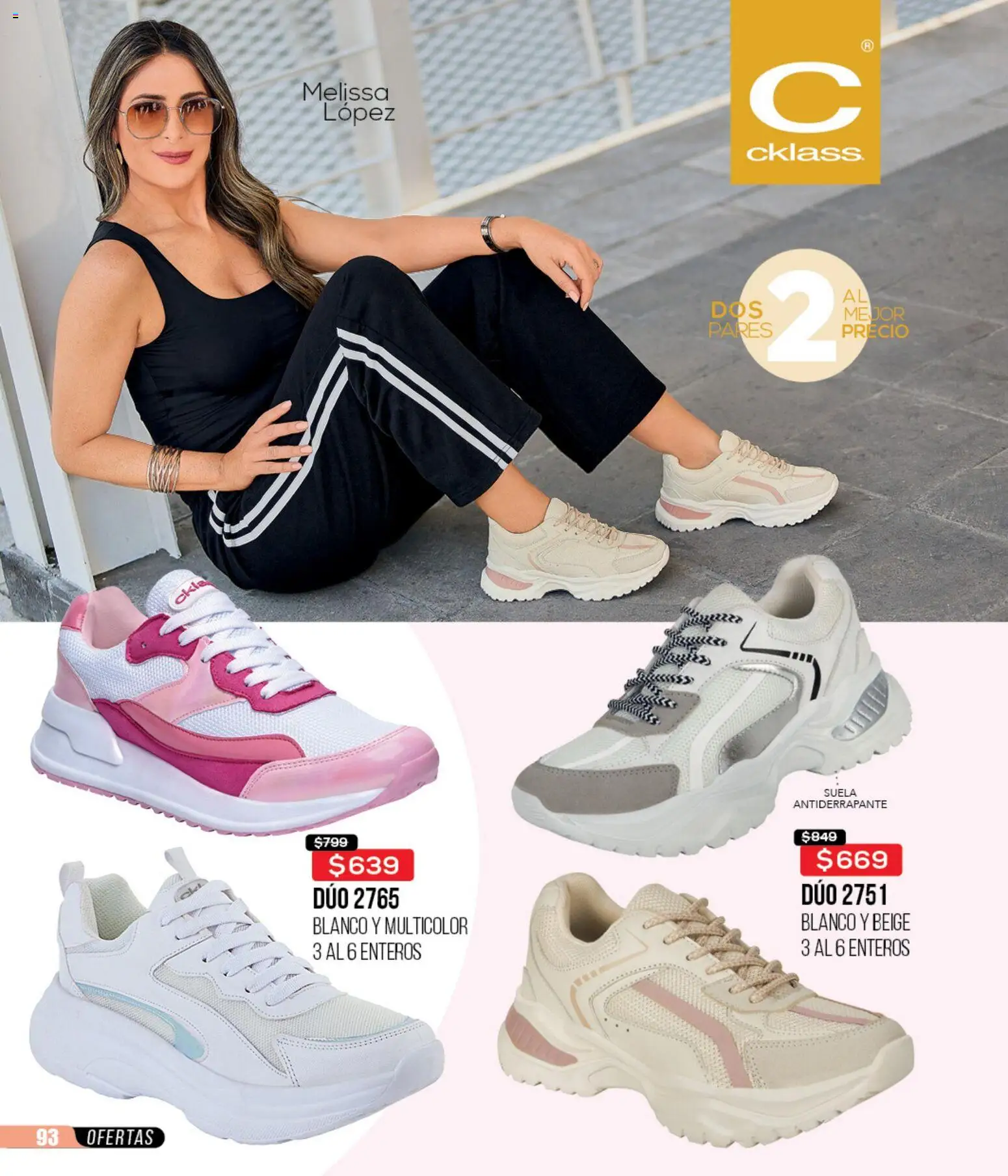 Nuevas ofertas de Cklass válidas en toda la República Mexicana desde el 12.01.2026. ¡Encuentra las mejores ofertas en Cklass catálogo Mega Ofertas Calzado! | Página: 94