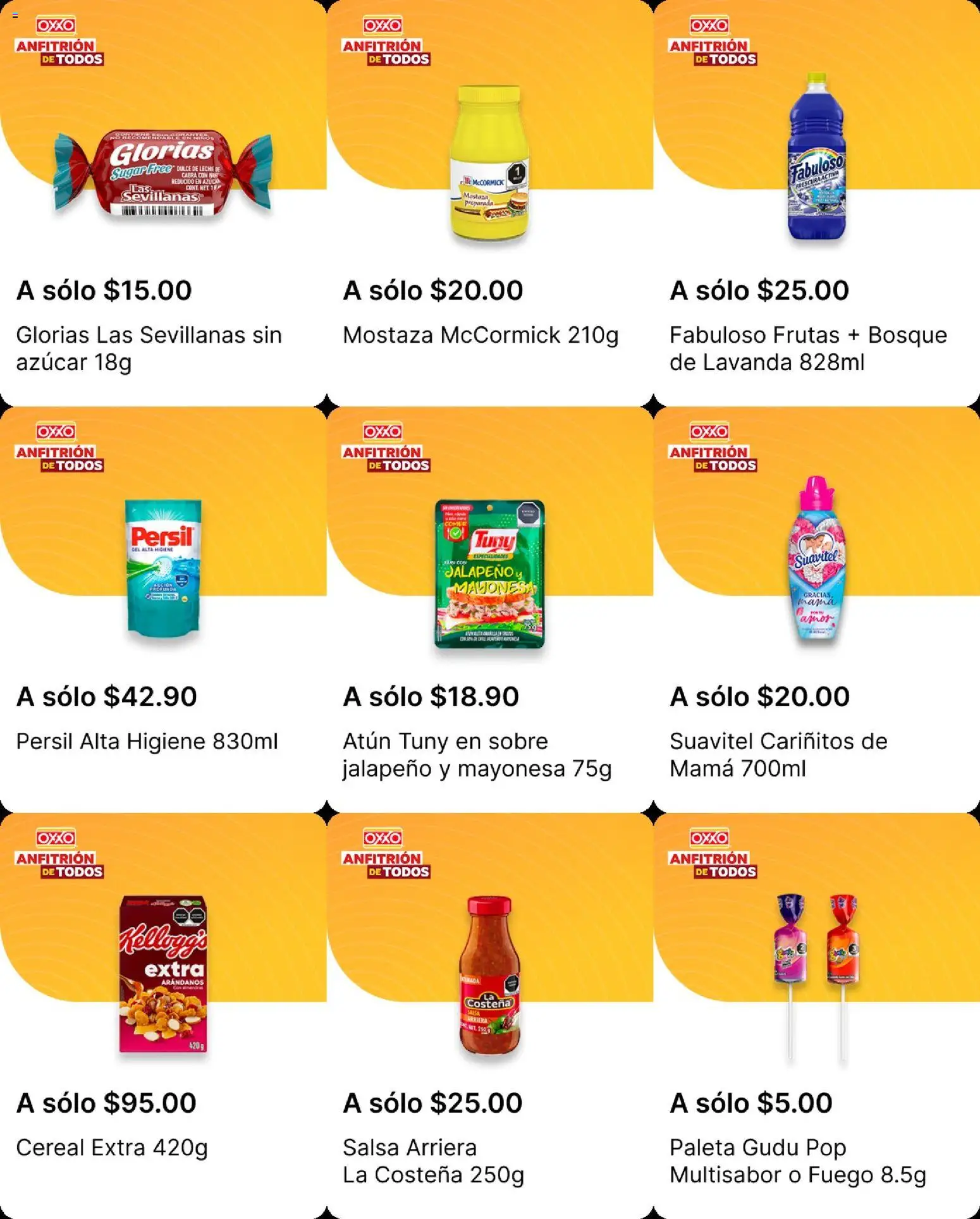Nuevas ofertas de OXXO válidas en toda la República Mexicana desde el 19.02.2026. ¡Encuentra las mejores ofertas en OXXO folleto! | Página: 7 | Productos: Sopa, Aceite, Café, Ropa