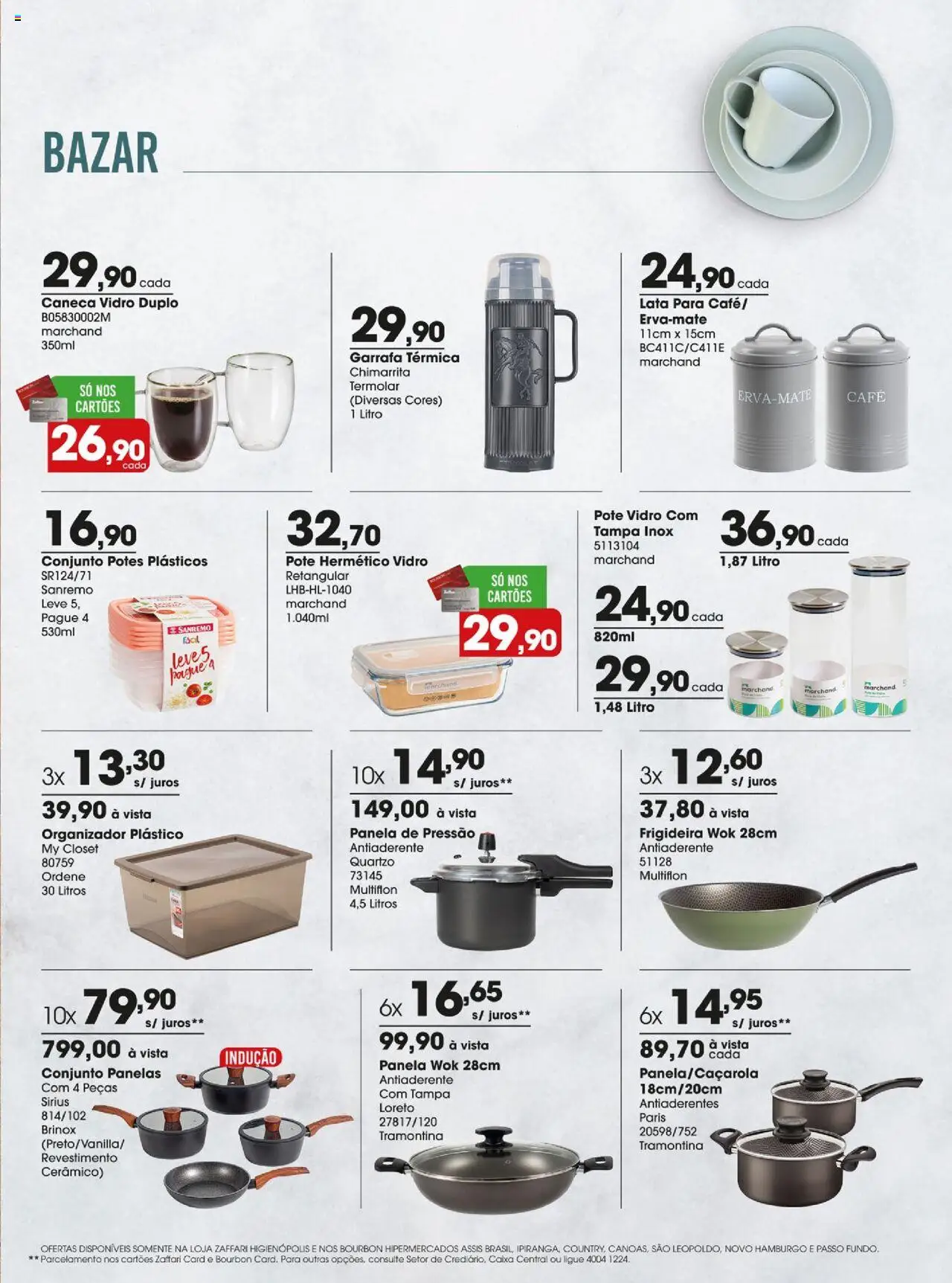 Zaffari Folheto - válido de 29.07.2025 | Página: 27 | Produtos: Organizador, Panela, Garrafa térmica, Caixa