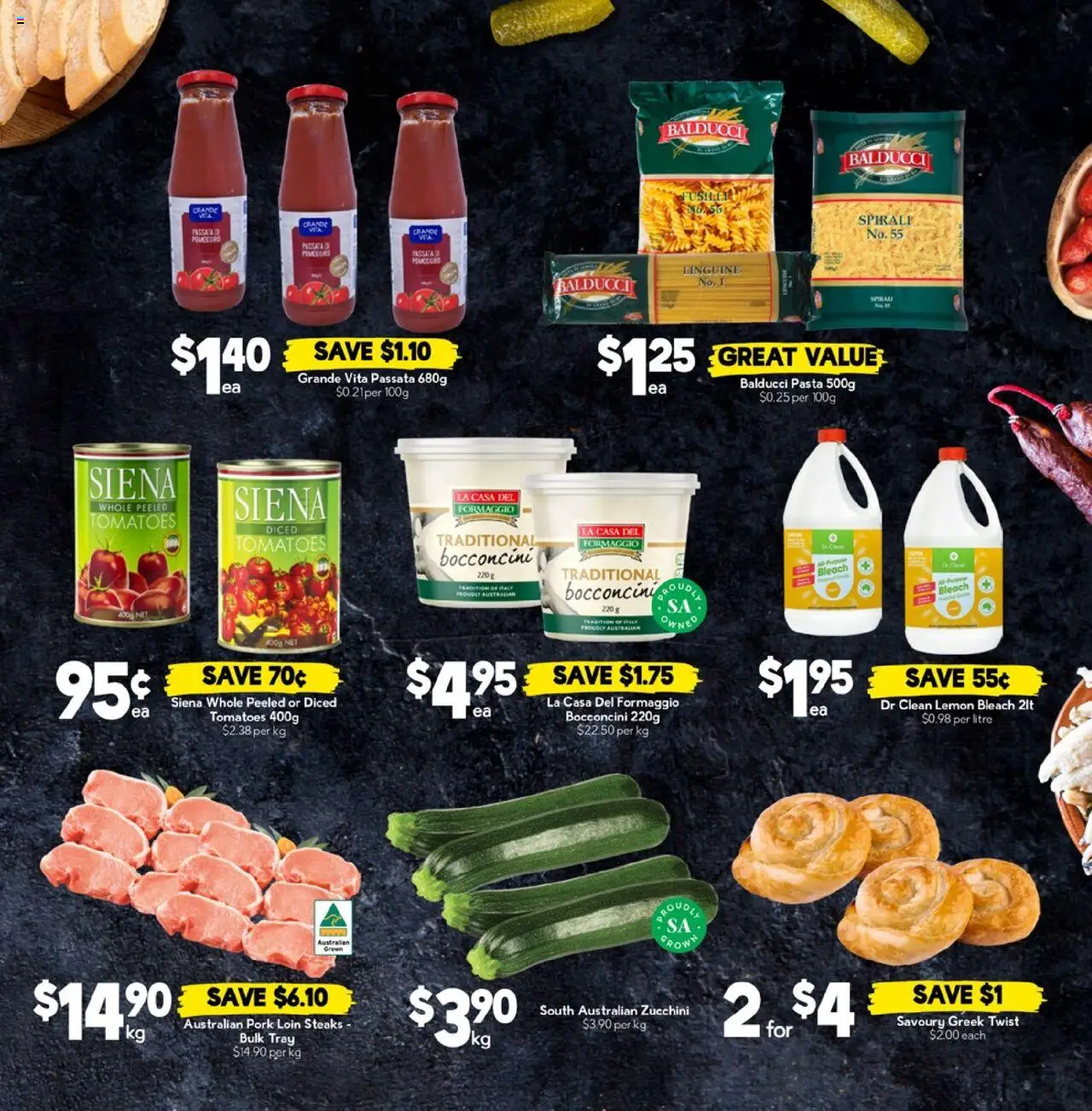 Drakes catalogue - valid from 17.09.2025 | Page: 11 | Products: Pork, Pasta, Lemon, Zucchini