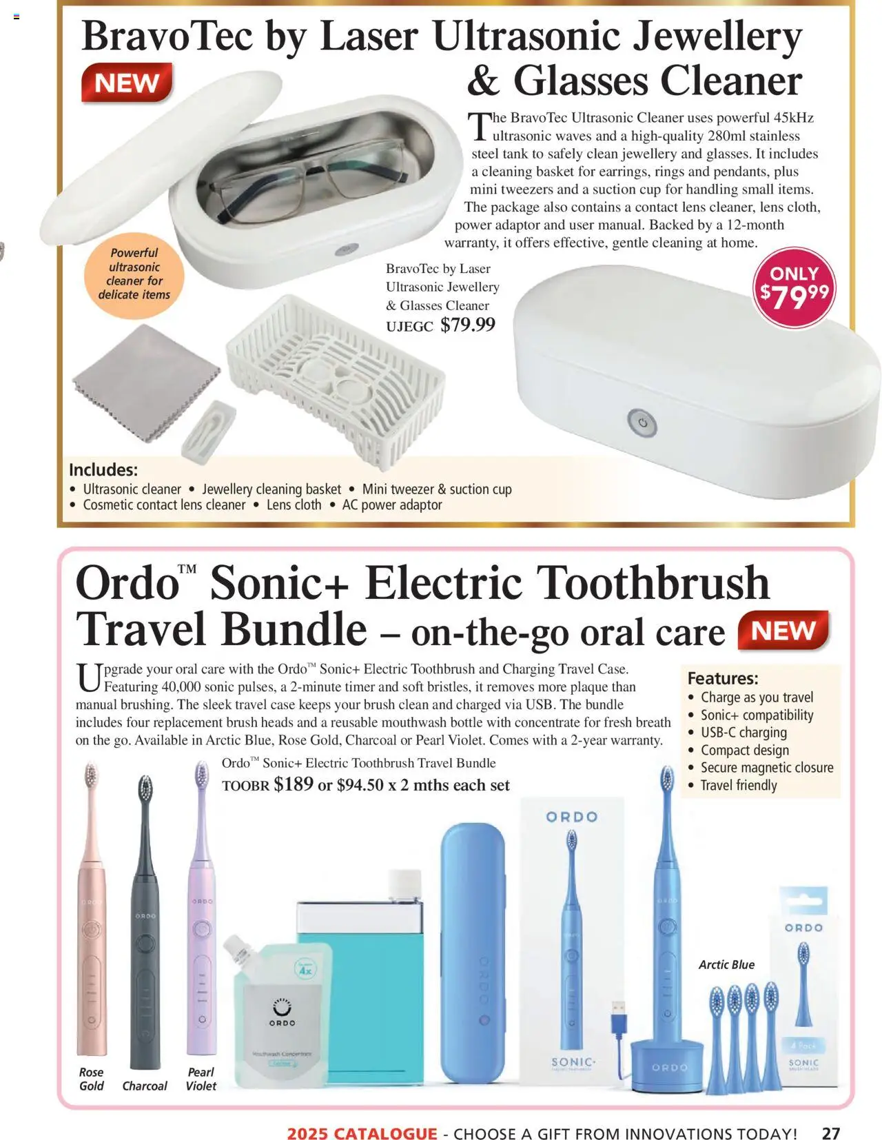 Innovations catalogue - valid from 22.10.2025 | Page: 27 | Products: Jewellery, Mouthwash, Toothbrush, Tweezers