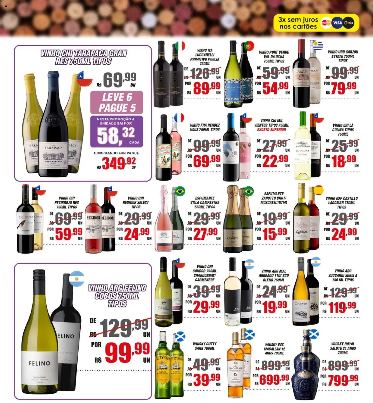 Violeta Supermercados Folheto - válido de 22.11.2025 | Página: 3 | Produtos: Espumante, Whisky, Vinho