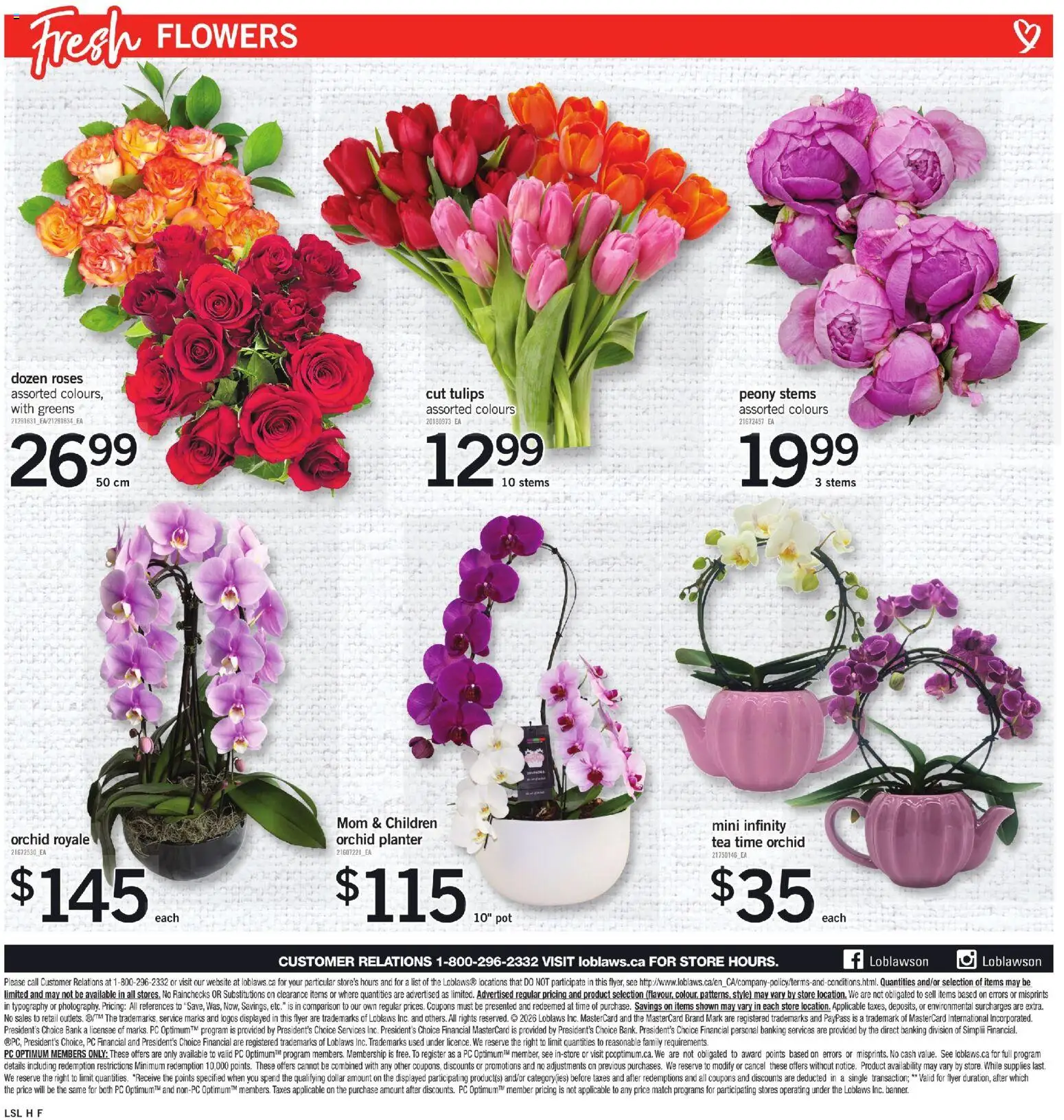 Loblaws flyer valid from 30.04.2026 | Page: 11 | Products: Tea, PC
