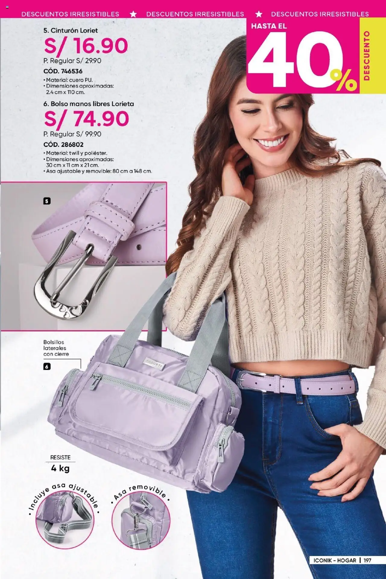 Catálogo Azzorti válido desde 17.06.2025 | Página: 199 | Productos: Bolso, Cinturón