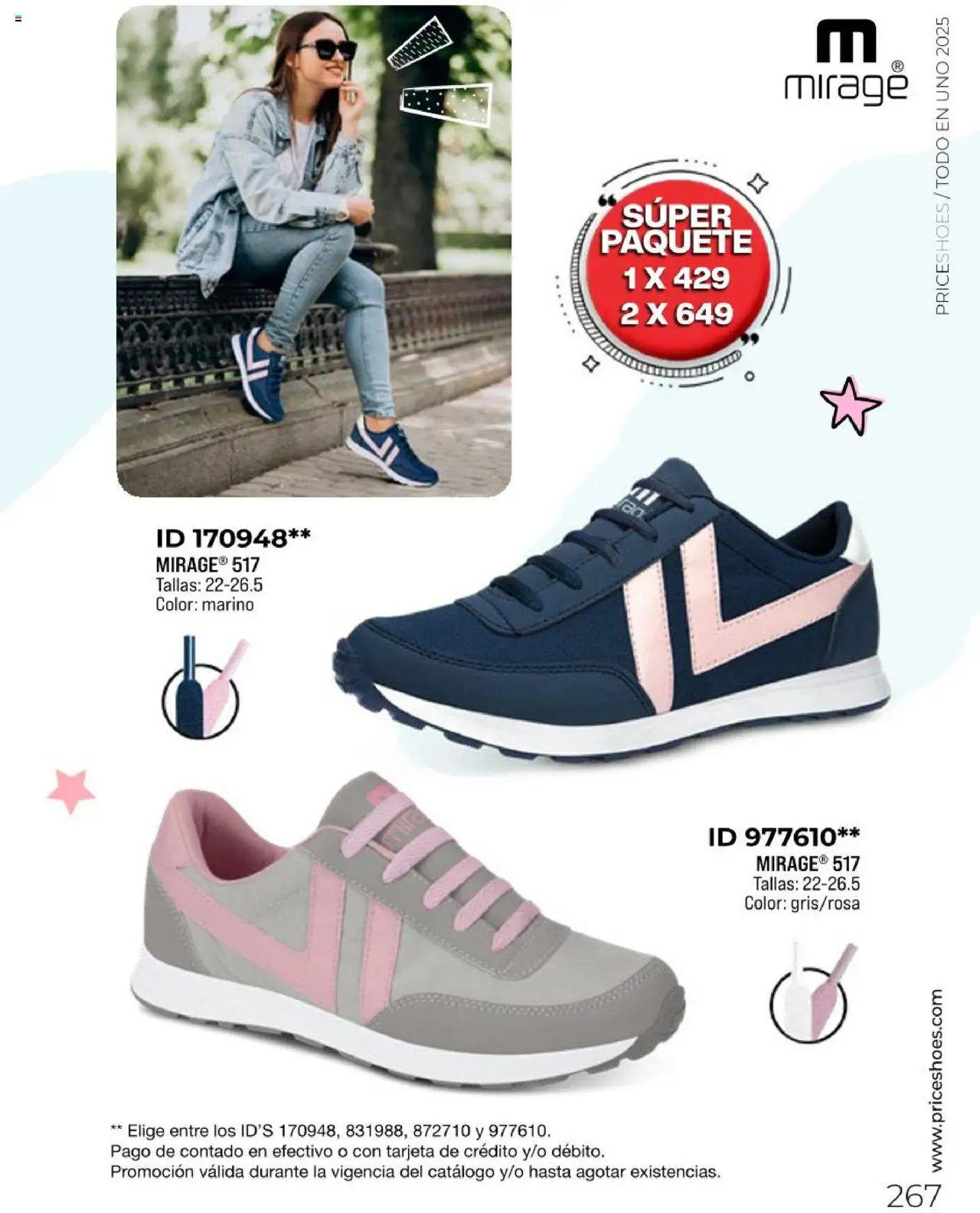 Nuevas ofertas de Price Shoes válidas en toda la República Mexicana desde el 05.05.2025. ¡Encuentra las mejores ofertas en Price Shoes catálogo Todo En 1 2025! | Página: 265
