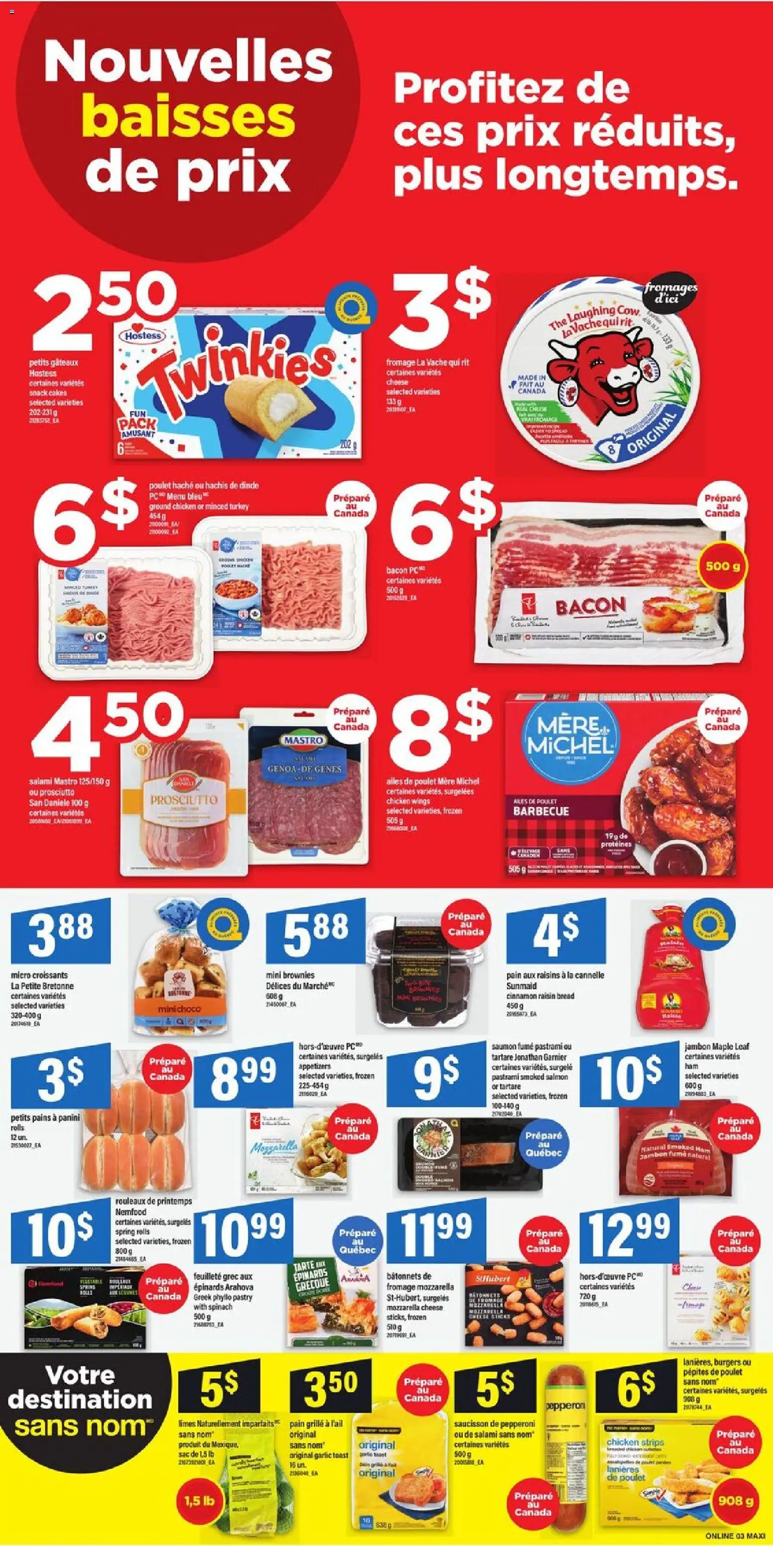 Maxi flyer valid from 27.11.2025 | Page: 8 | Products: Chicken wings, Turkey, Cheese, Bread