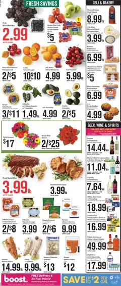 Preview of Mariano's weekly ads valid from 02.01.2026 | Page: 5 | Products: Salami, Bourbon, Salad, Game