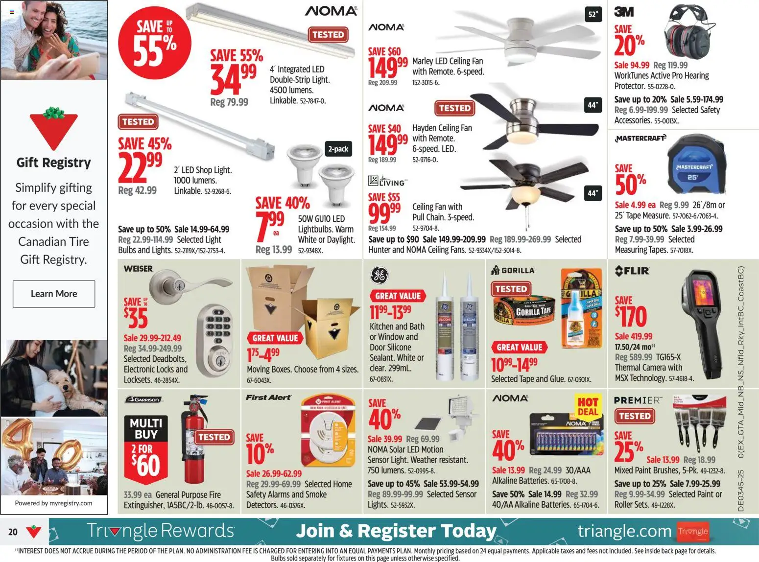 Canadian Tire flyer valid from 30.10.2025 | Page: 20 | Products: Camera, Fan, Bath
