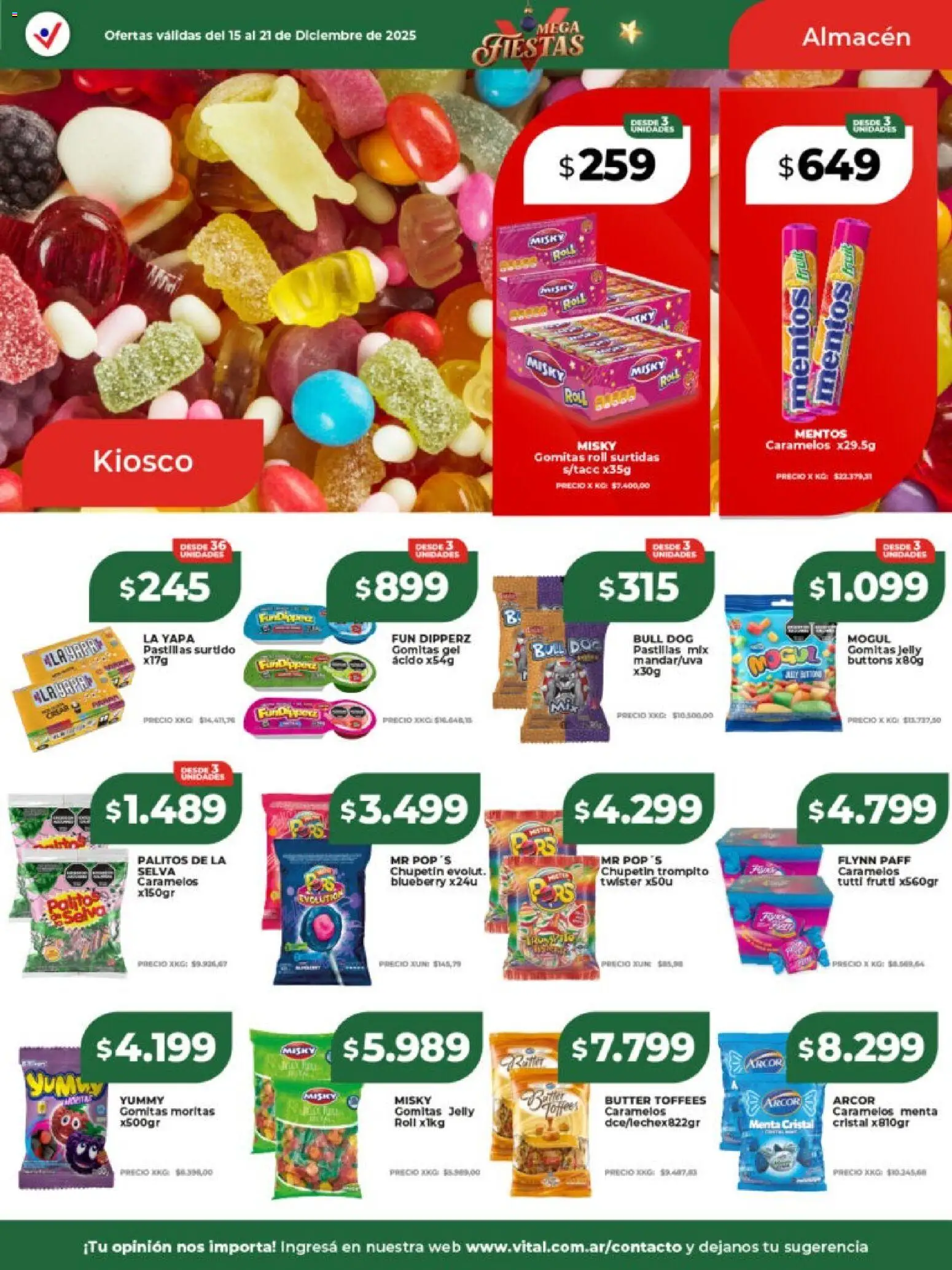 Vital - Ofertas -  Resistencia │ válido desde el 15.12.2025 | Página: 20 | Productos: Gomitas