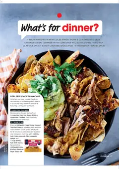 Preview of Coles April Magazine - valid from 02.04.2026 | Page: 23 | Products: Chicken, Pork, Salad, Avocado