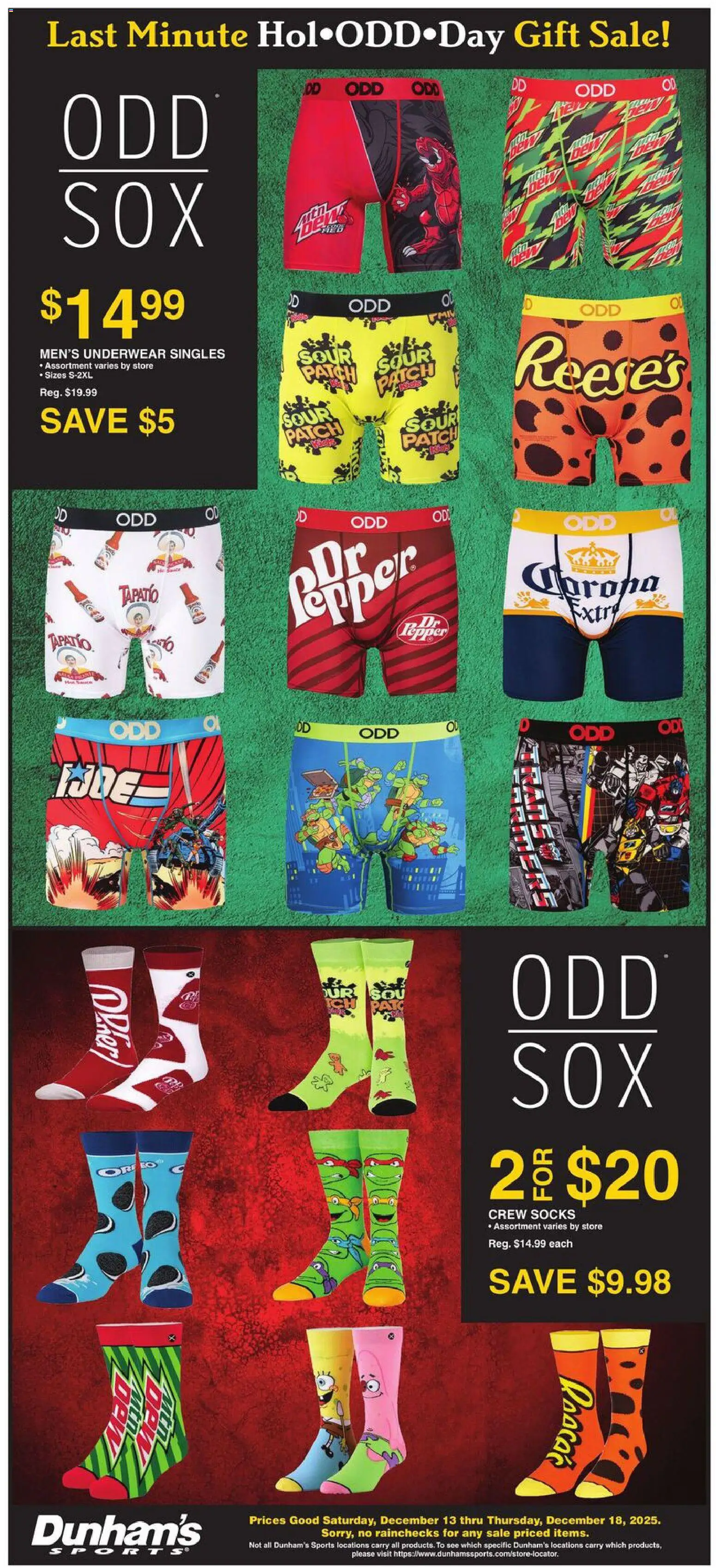 Dunham's Sports Weekly Ad - valid from 13.12.2025 | Page: 4 | Products: Underwear, Socks, Pepper