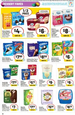 Preview of IGA catalogue  - valid from 18.03.2026 | Page: 25 | Products: Dairy, Pineapple, Ice cream, Fruits