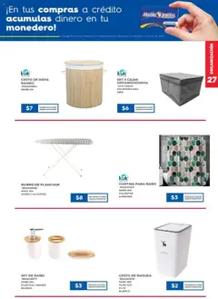 Nuevas ofertas de Muebles America válidas en toda la República Mexicana desde el 01.09.2025. ¡Encuentra las mejores ofertas en Muebles America - Catálogo! | Página: 27 | Productos: Burro de planchar, Monedero, Ropa, Baño