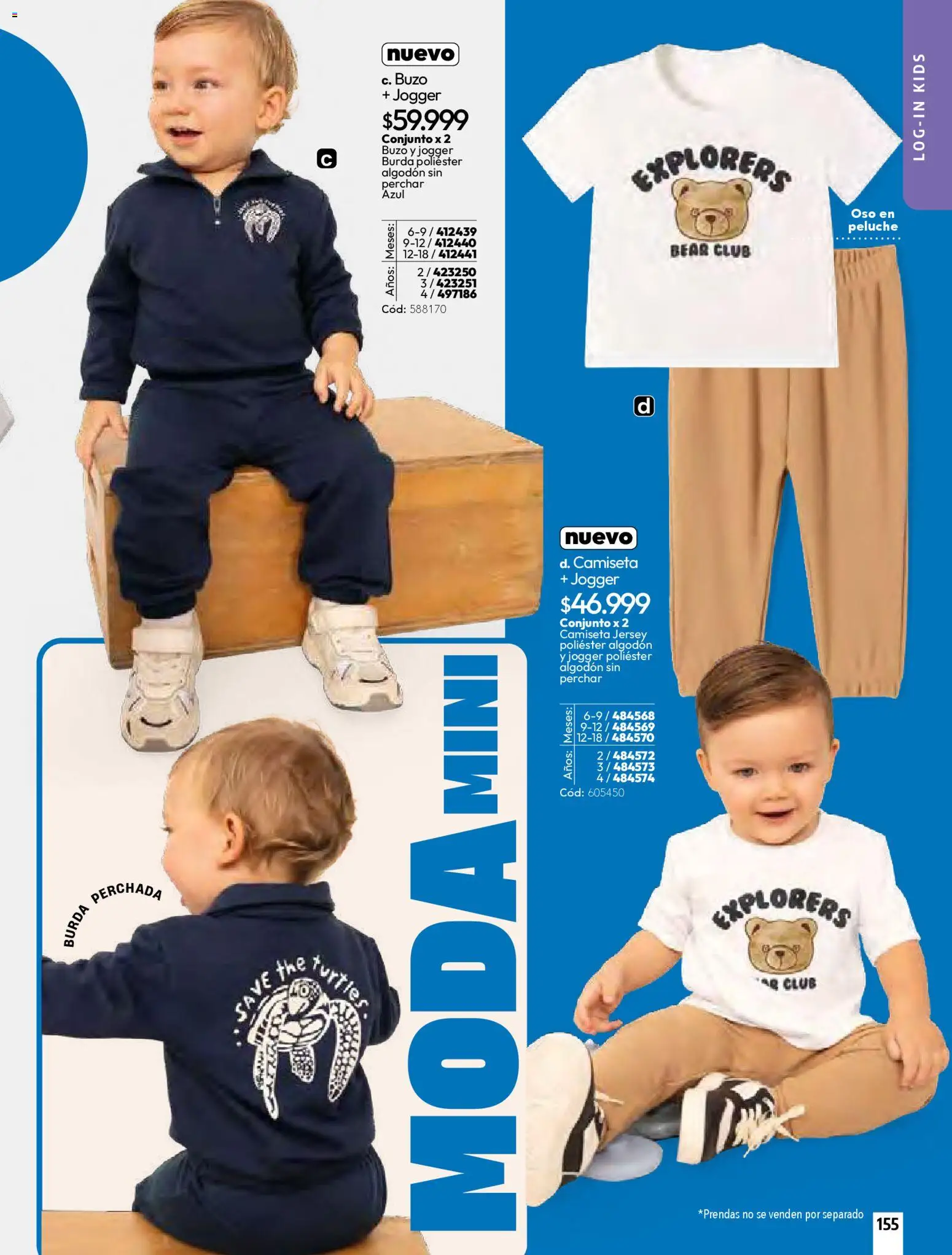 Pacifika revista - valida desde el 01.04.2026 | Página: 155 | Productos: Algodón, Buzo, Camiseta, Conjunto