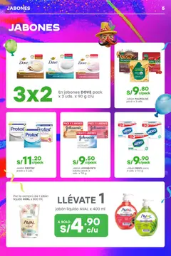 Vista previa de folleto Tottus catálogo de la Tottus válido desde 18.02.2026 | Página: 5 | Productos: Jabón, Crema, Almendras