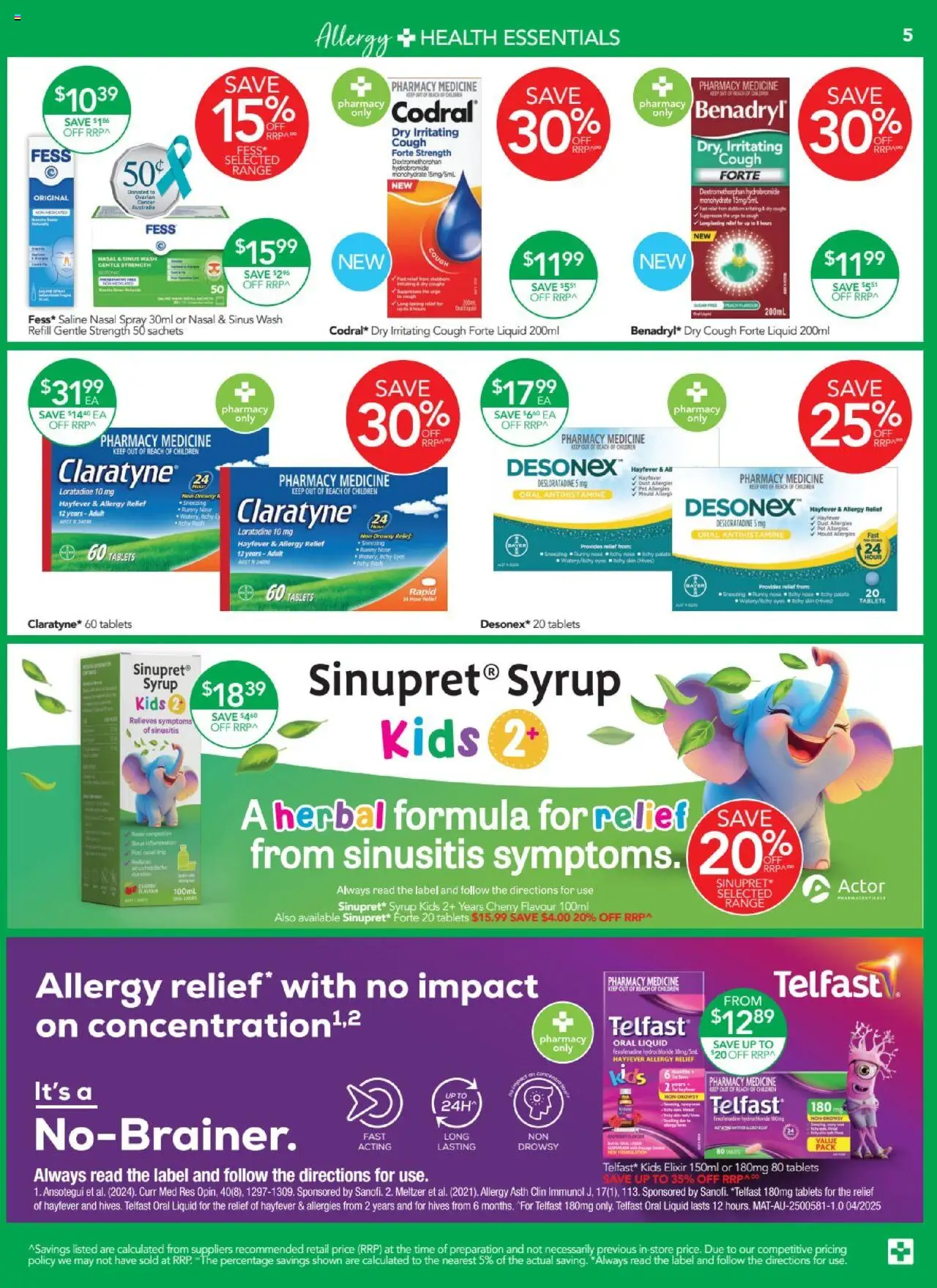 Terry White catalogue - valid from 31.07.2025 | Page: 7 | Products: Pot, Olives, Nasal spray, Sinus